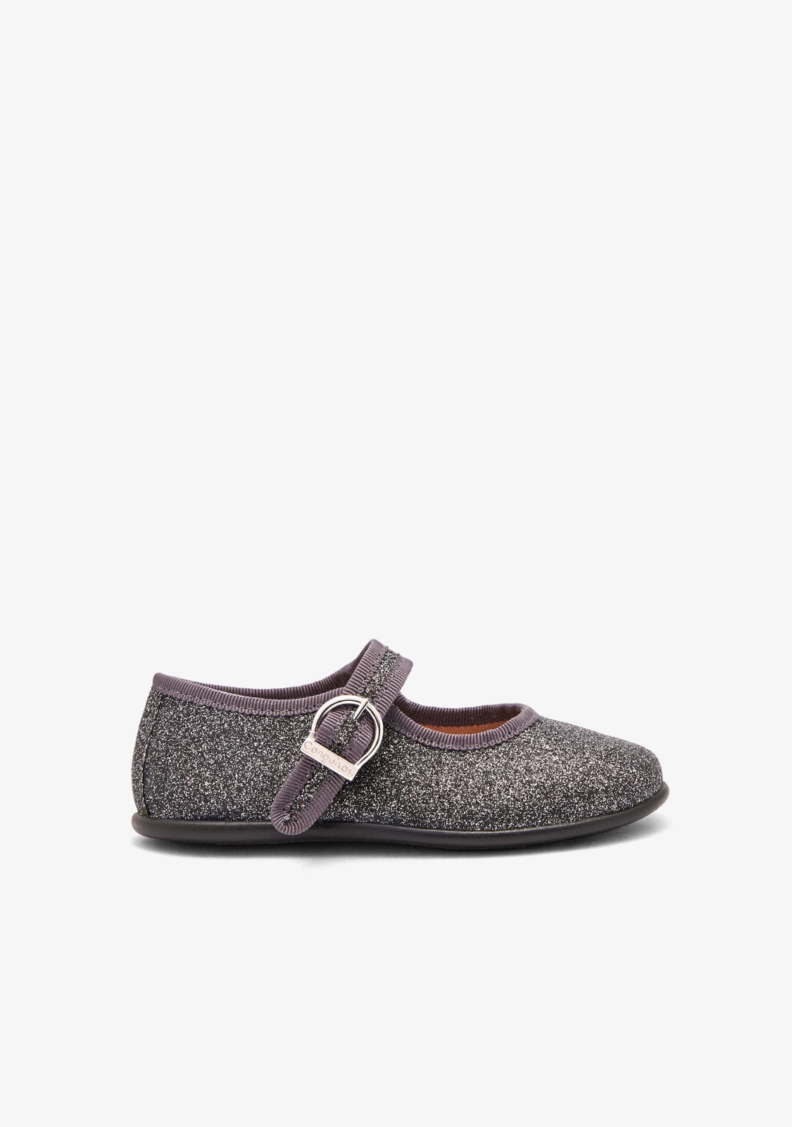 Antracita Glitter Mary Janes