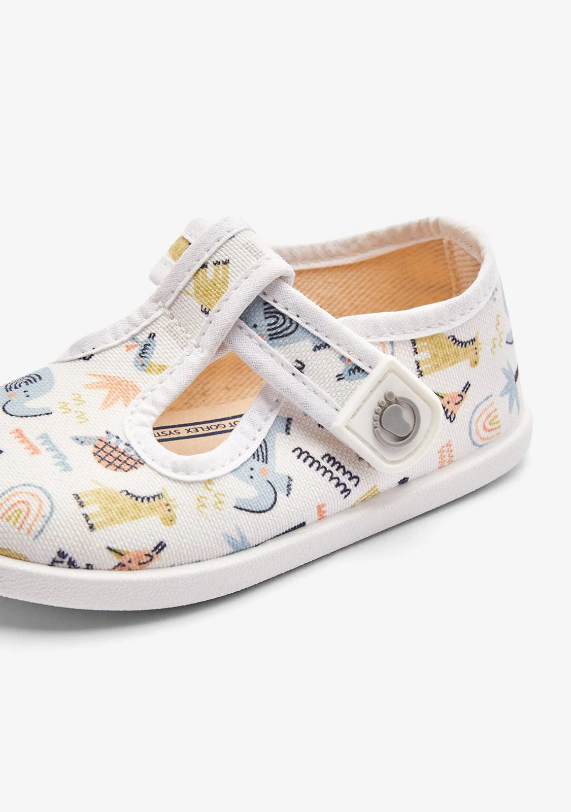 Baby´s Jungle Canvas Barefoot Mary Janes - Image 3