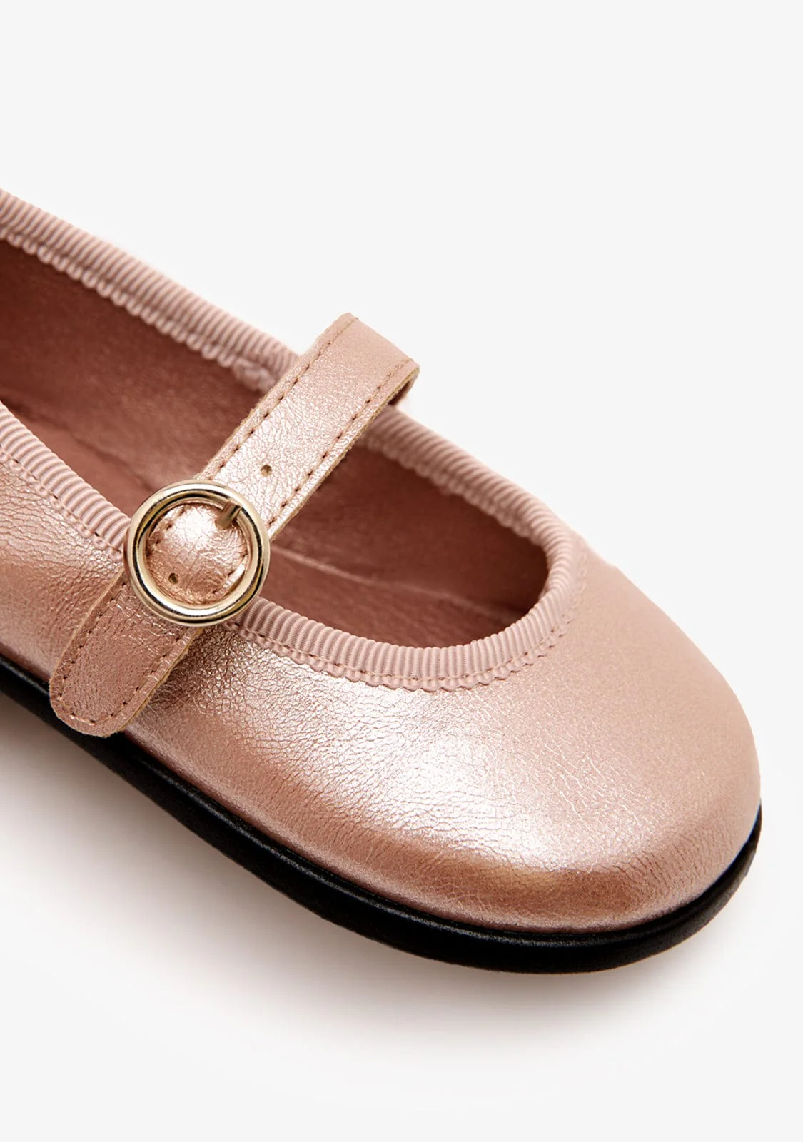 Pink Buckle Ballerinas - Image 3
