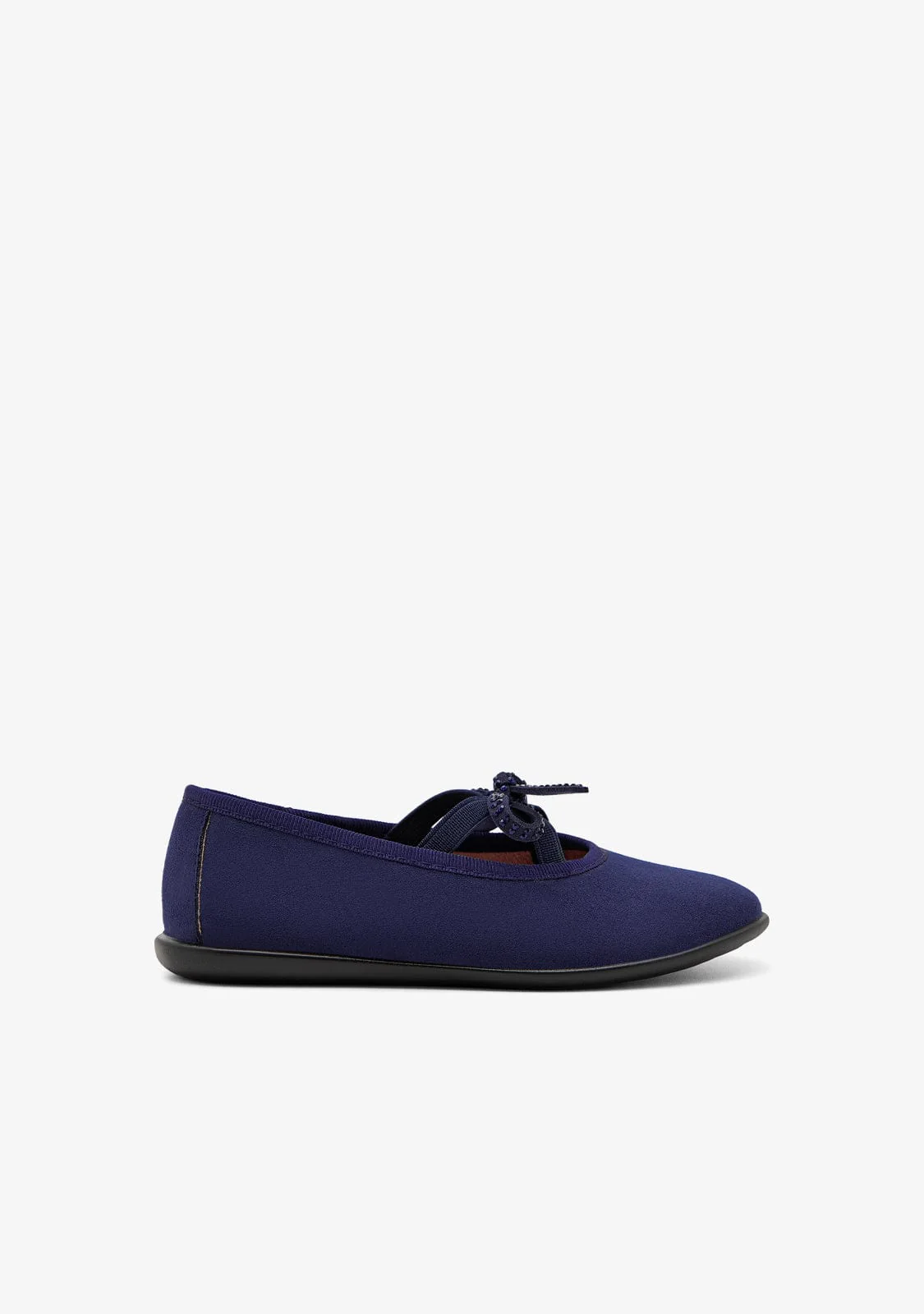 Navy Ribbon Ballerina