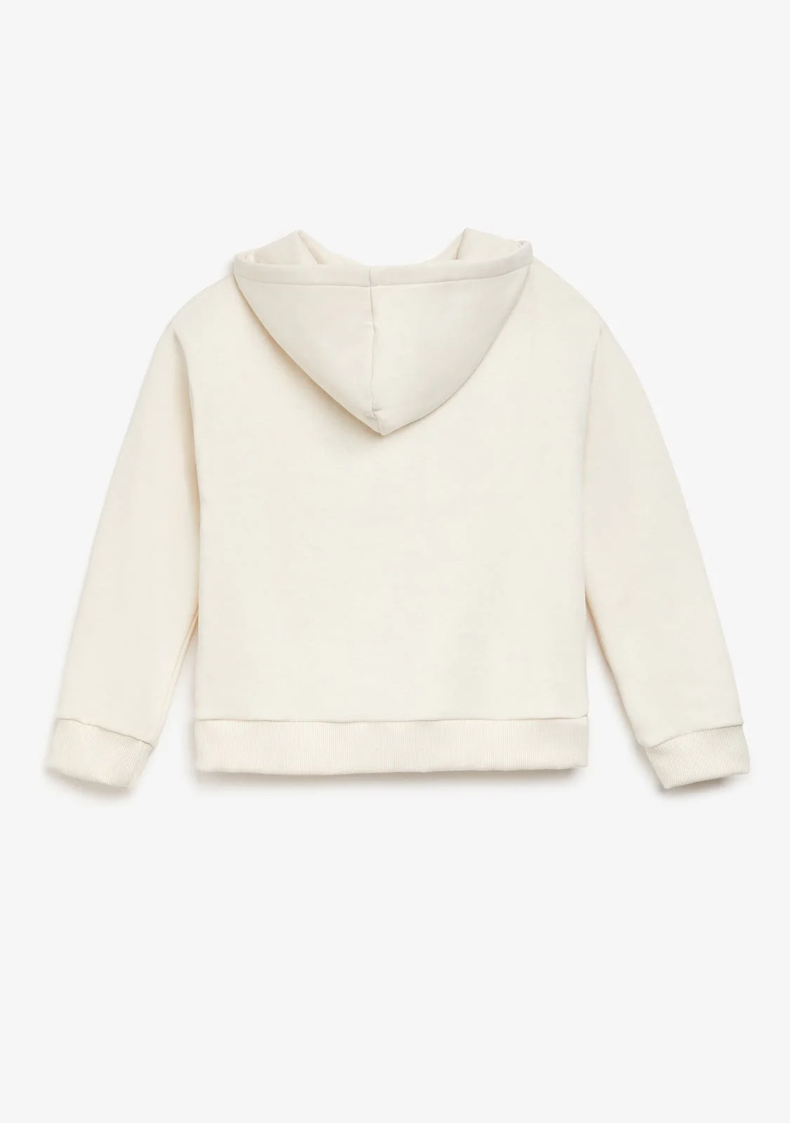 Beige Cheerleader Bear Hoddie - Image 4