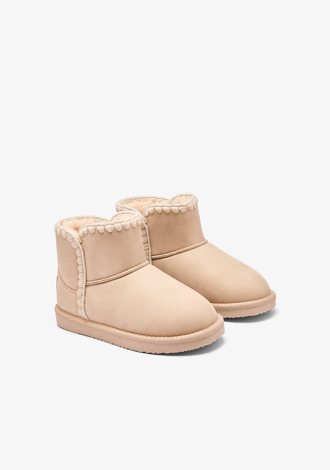 Beige Crochet Australian Boots - Image 2