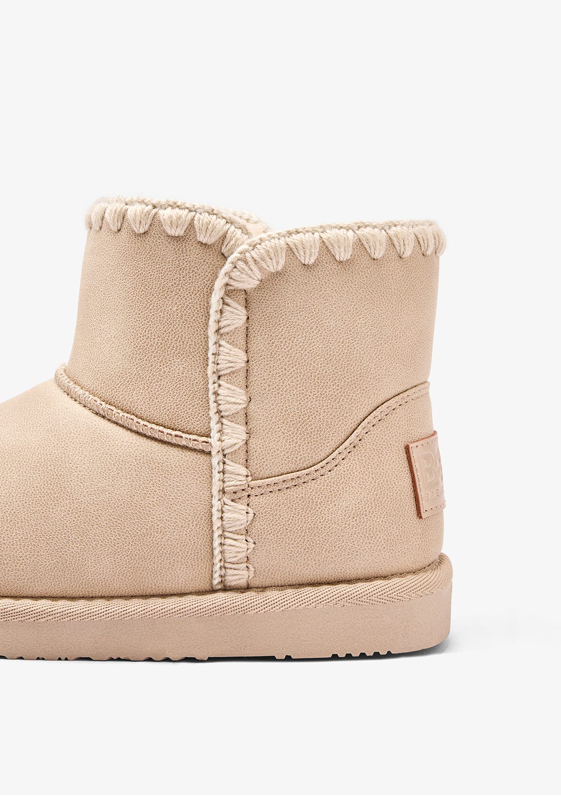 Beige Crochet Australian Boots - Image 4