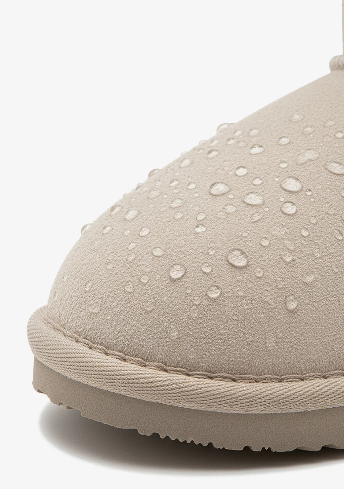 Beige Fur Water Repellent Australian Boots - Image 4