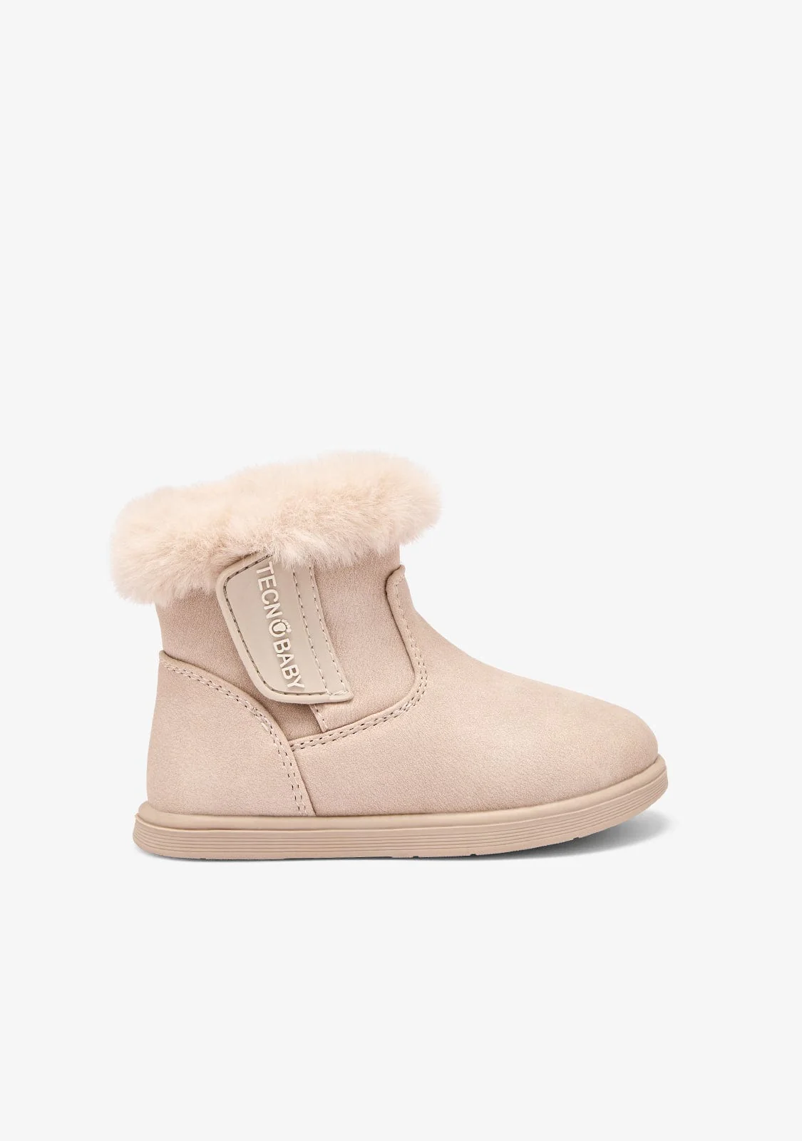 Beige Fur Barefoot Boots