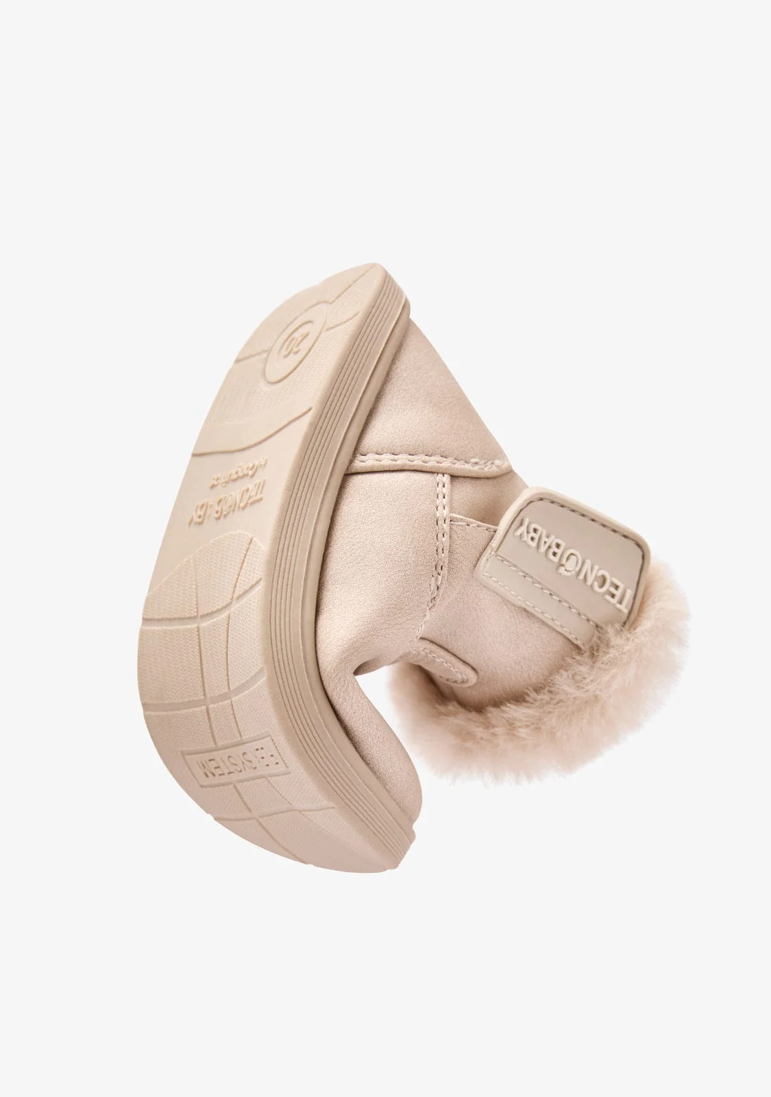 Beige Fur Barefoot Boots - Image 3
