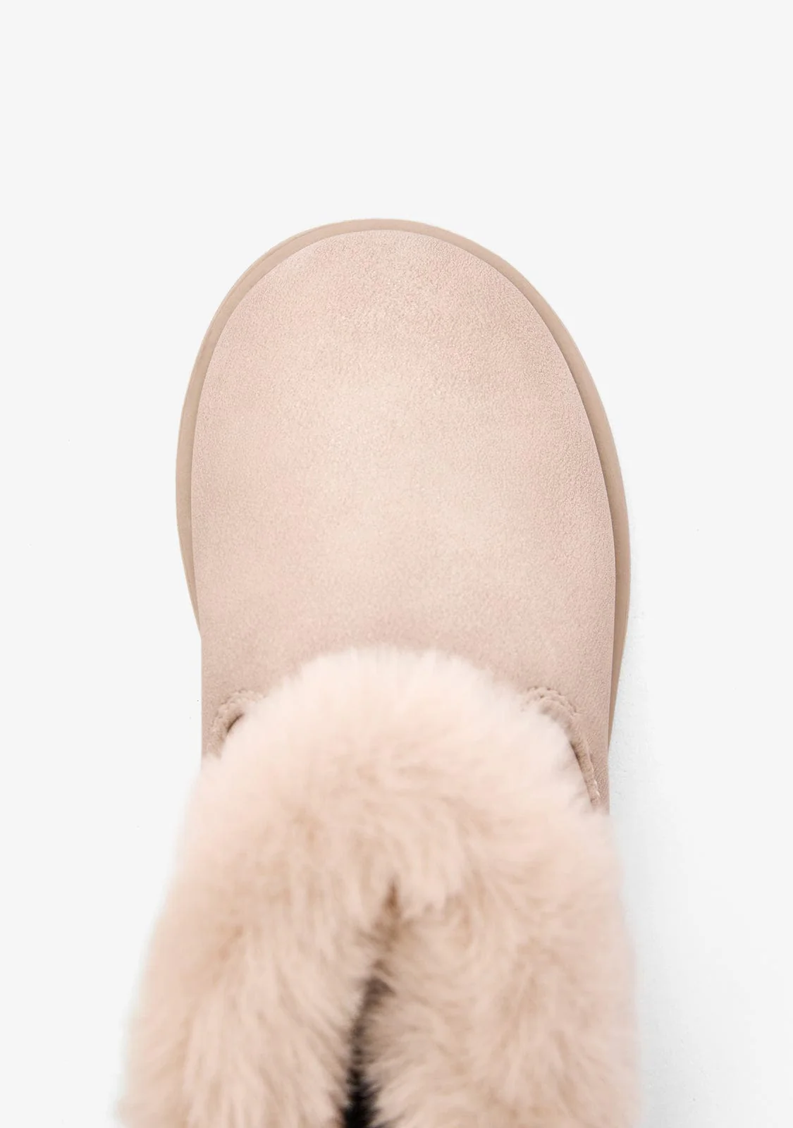 Beige Fur Barefoot Boots - Image 4