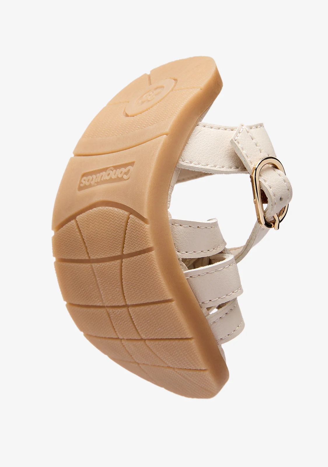 Beige Knot Barefoot Goflex Sandals - Image 3