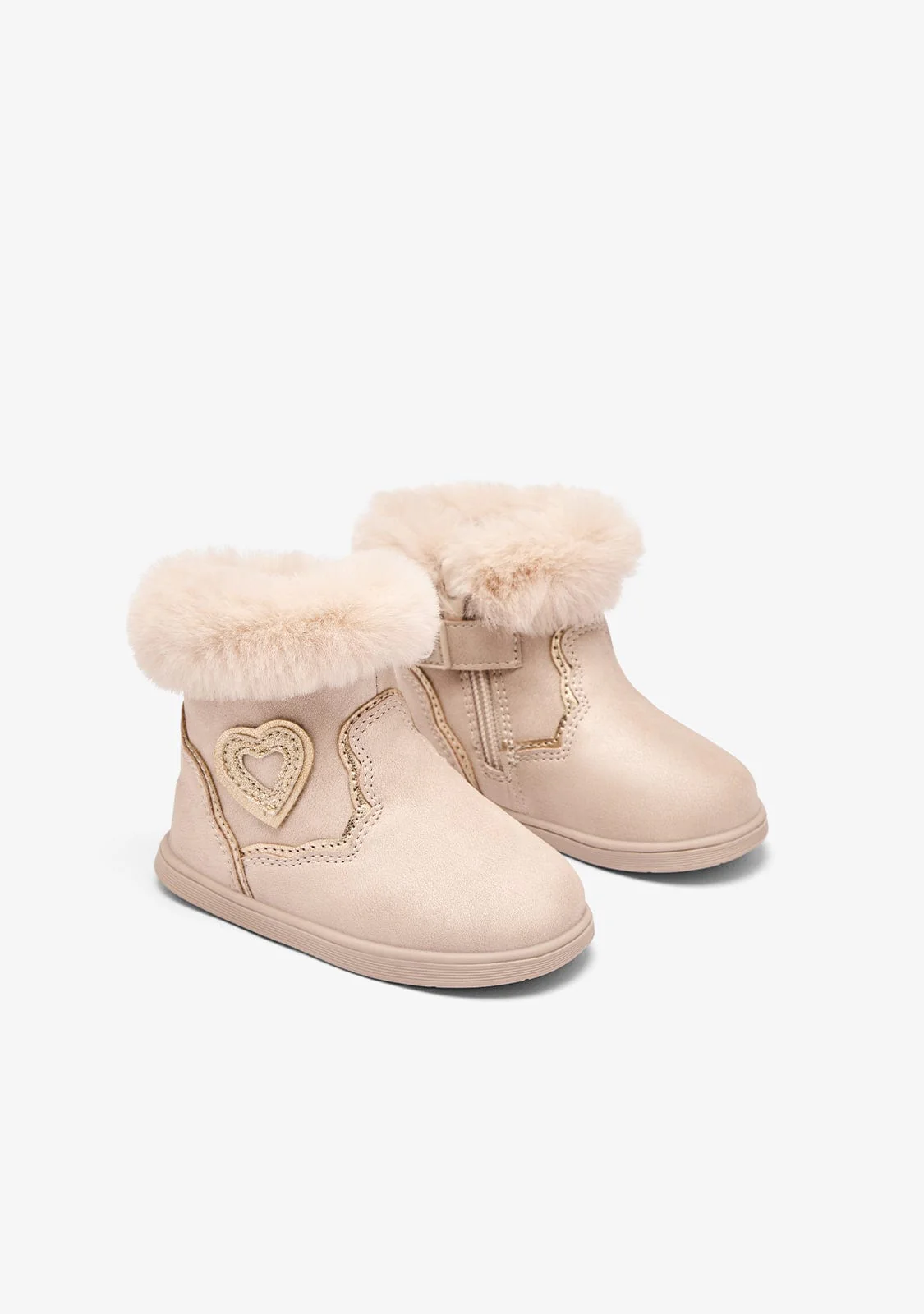 Beige Barefoot Heart Boots - Image 2