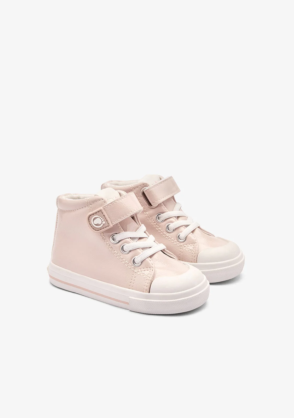 Beige Barefoot High Strap Sneakers - Image 2