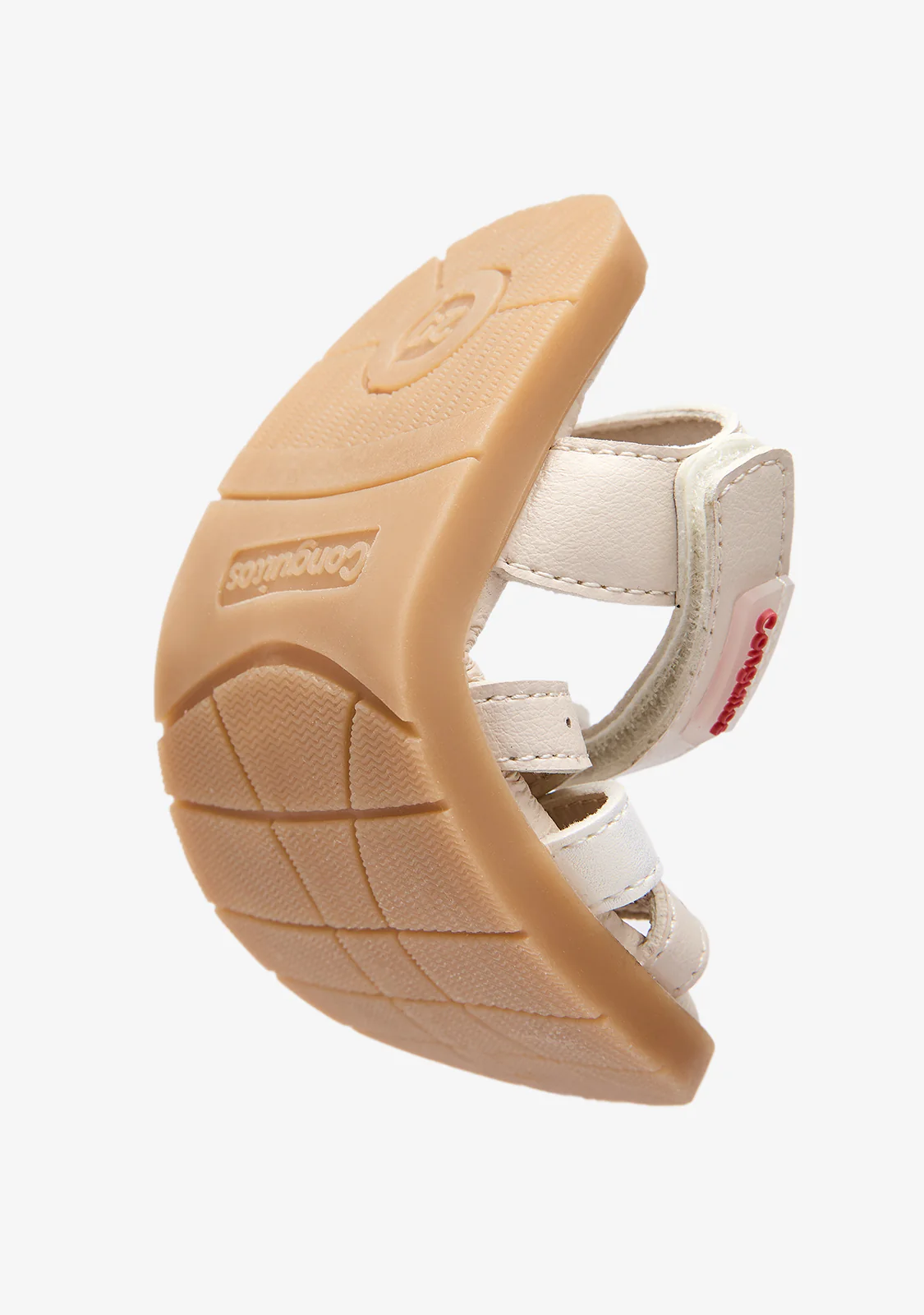 Beige Shiny Barefoot Goflex Sandals - Image 3
