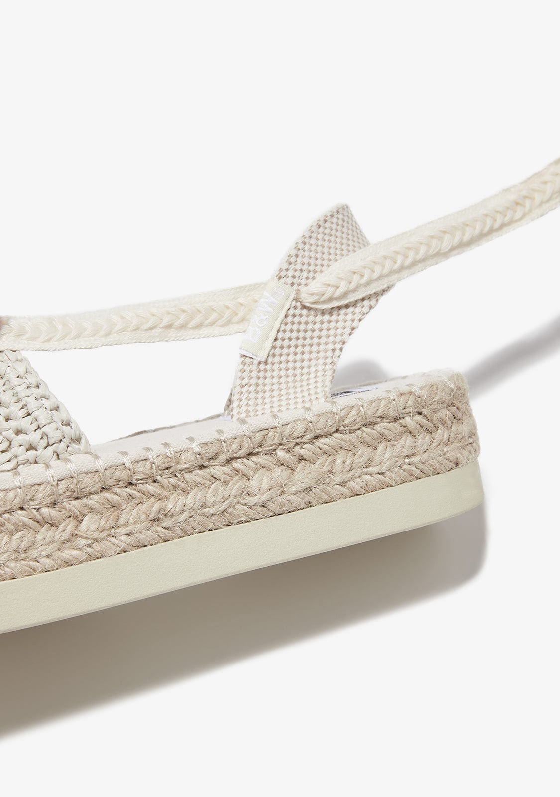 Beige Straps Espadrilles B&W - Image 3