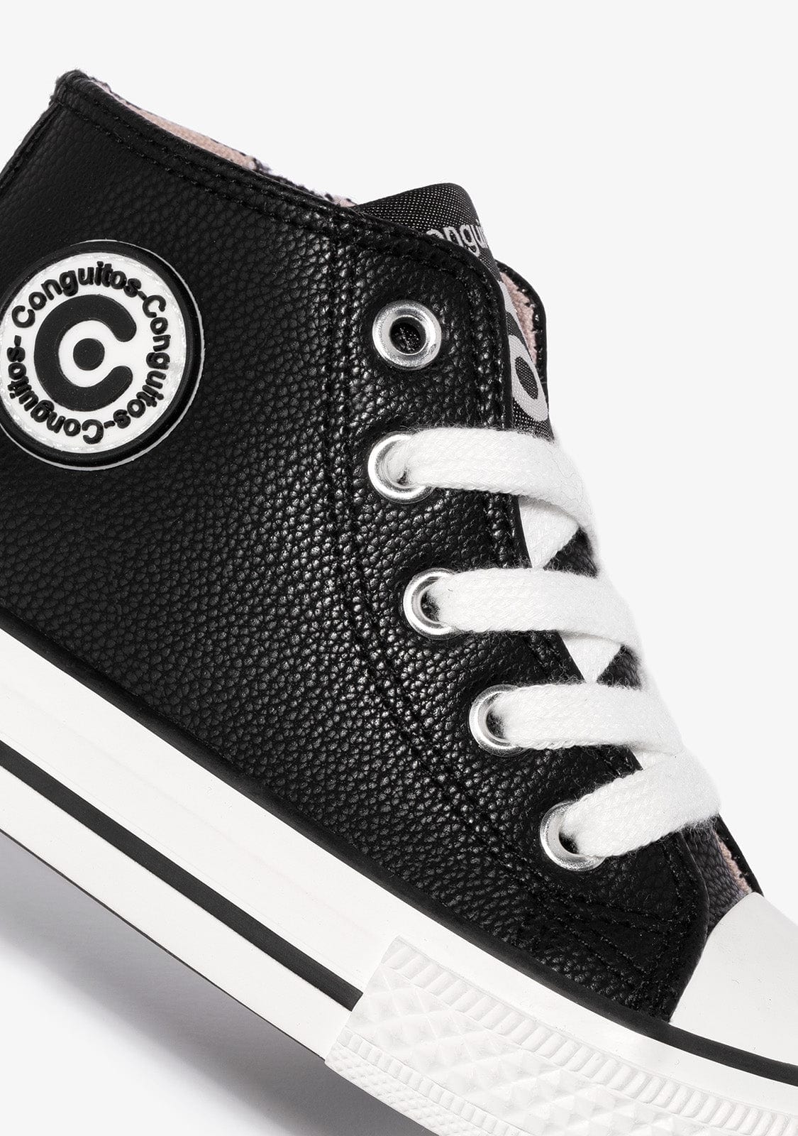 Black Basic High Sneakers - Image 3