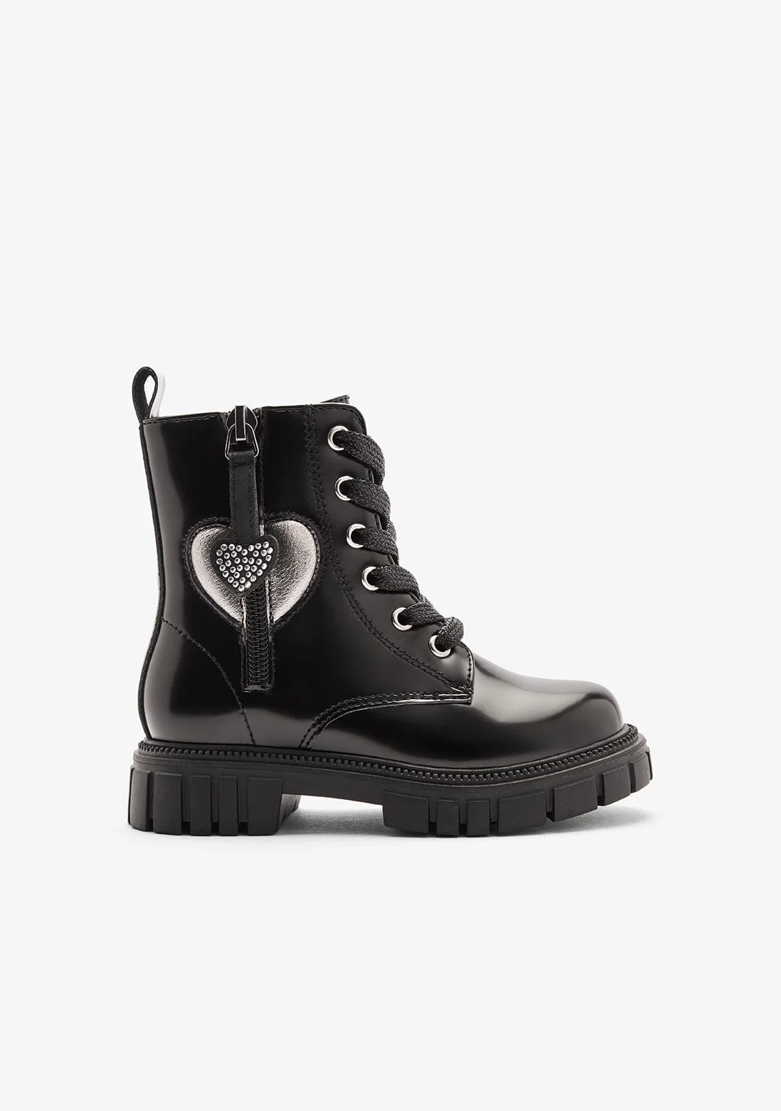 Black Hearts Military Boots