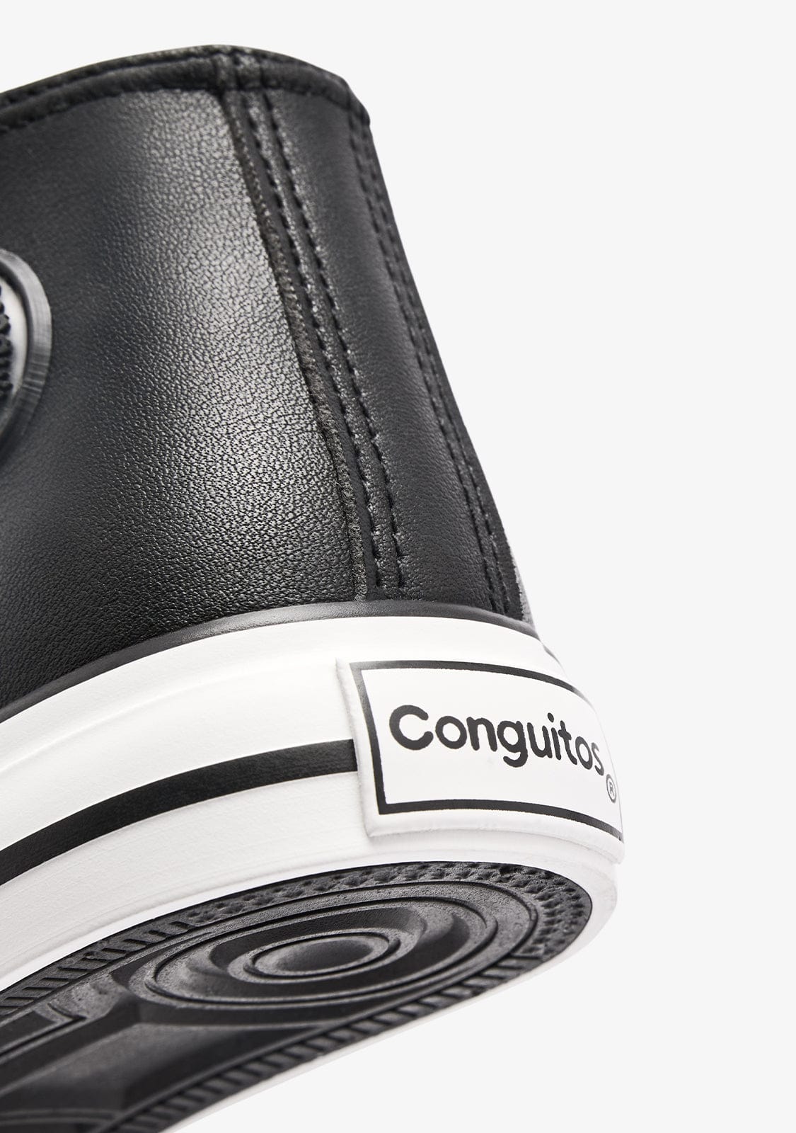 Black High Strap Sneakers - Image 3
