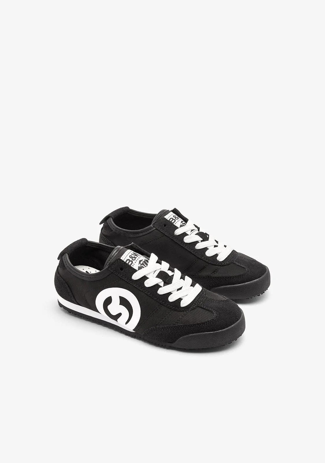 Black Logo Laces Sneakers - Image 2