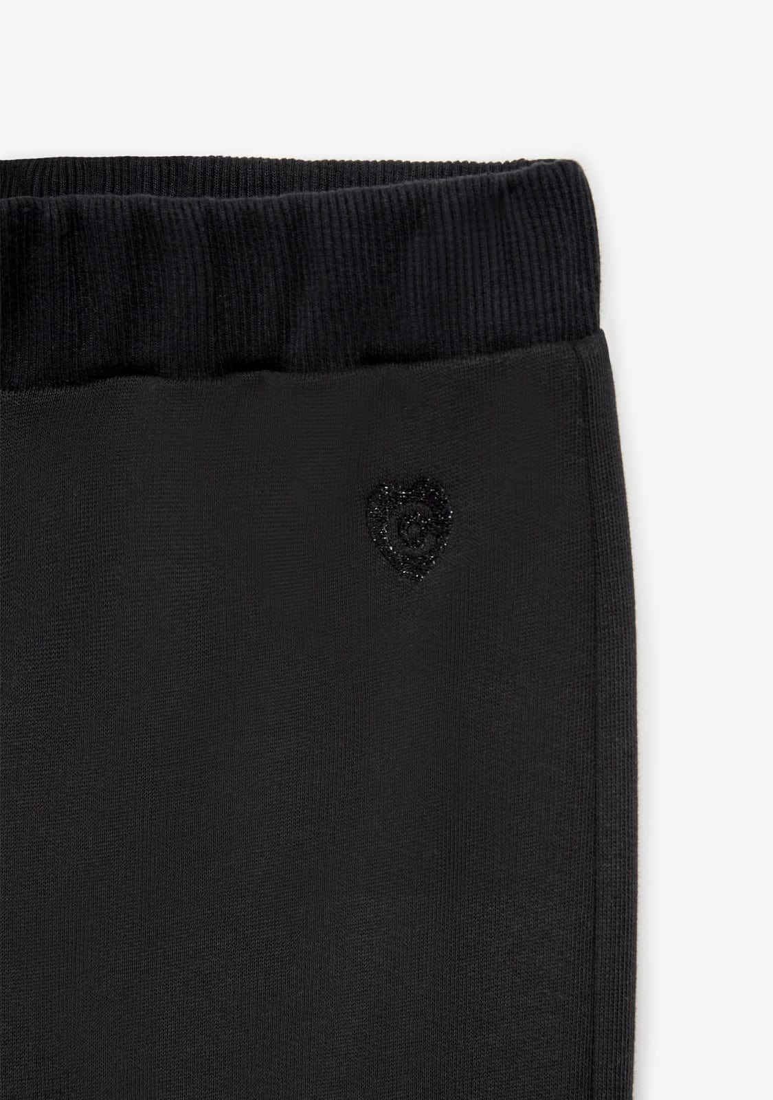 Black Plush Joggers - Image 3