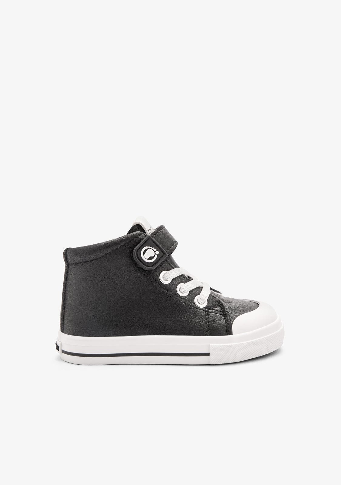 Black Barefoot High Strap Sneakers