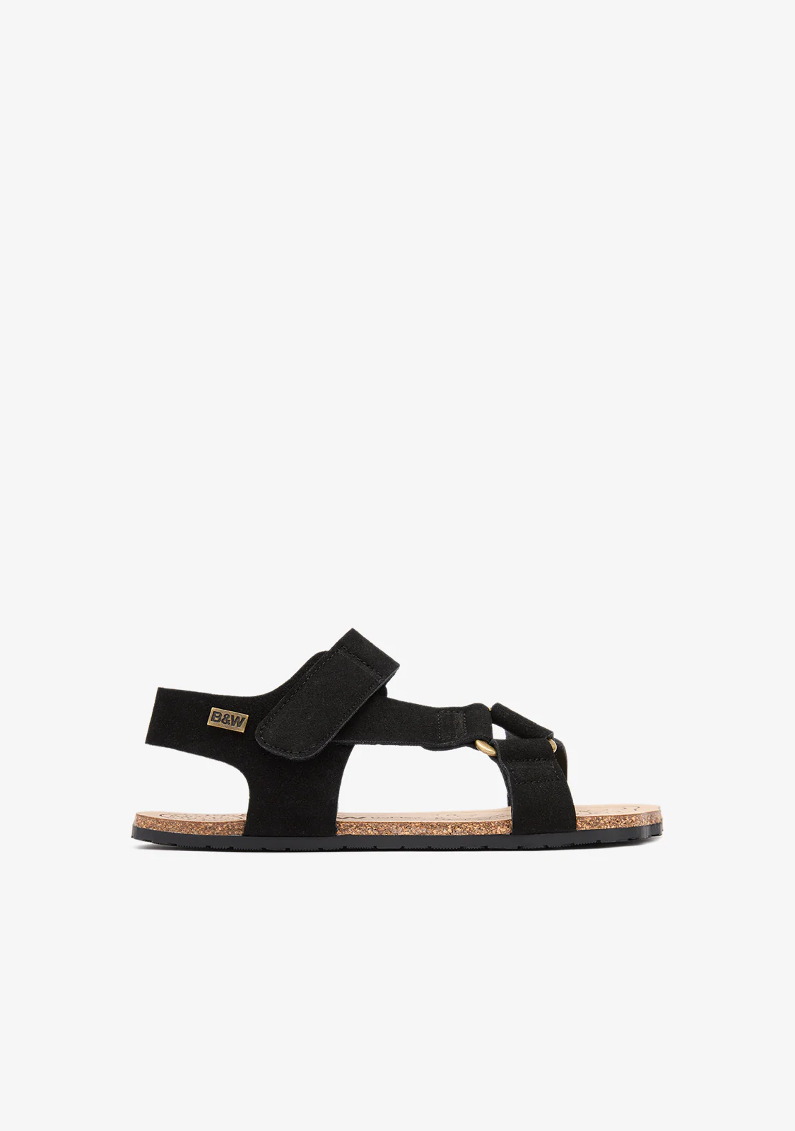 Black Straps Barefoot Goflex Sandals
