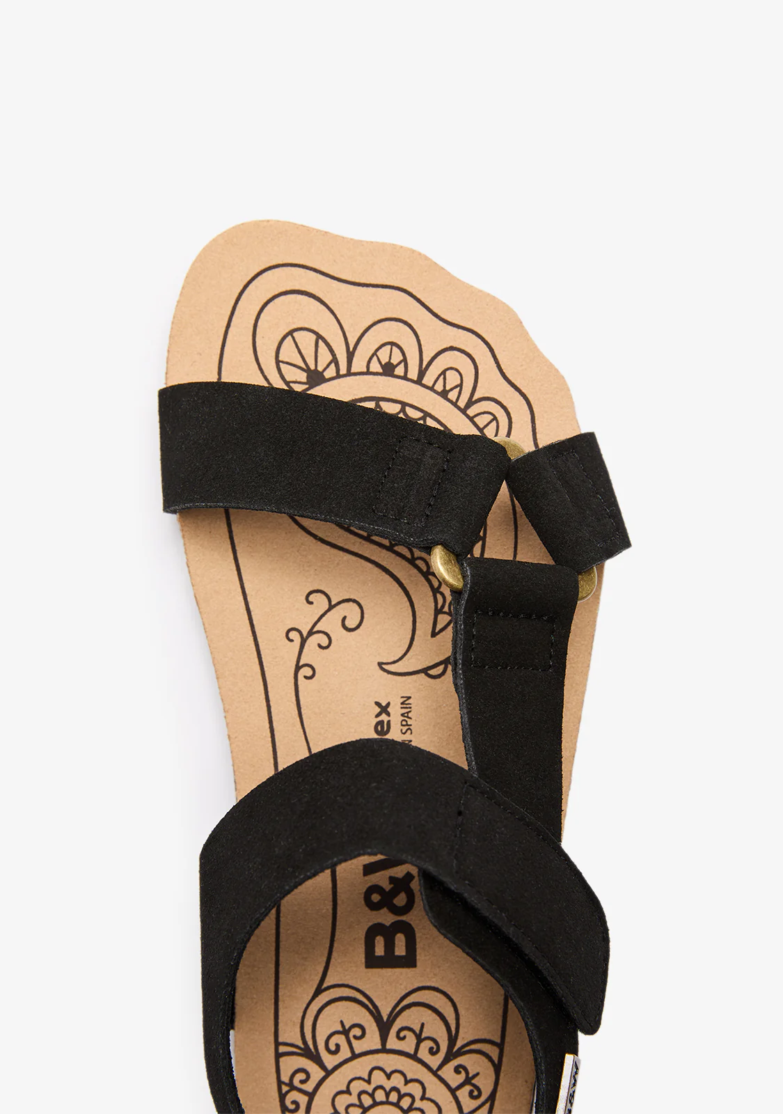 Black Straps Barefoot Goflex Sandals - Image 4