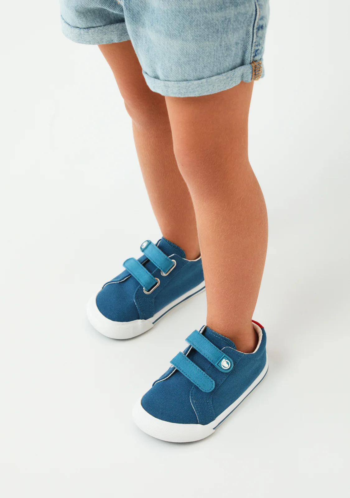 Blue Canvas Barefoot Sneakers - Image 5