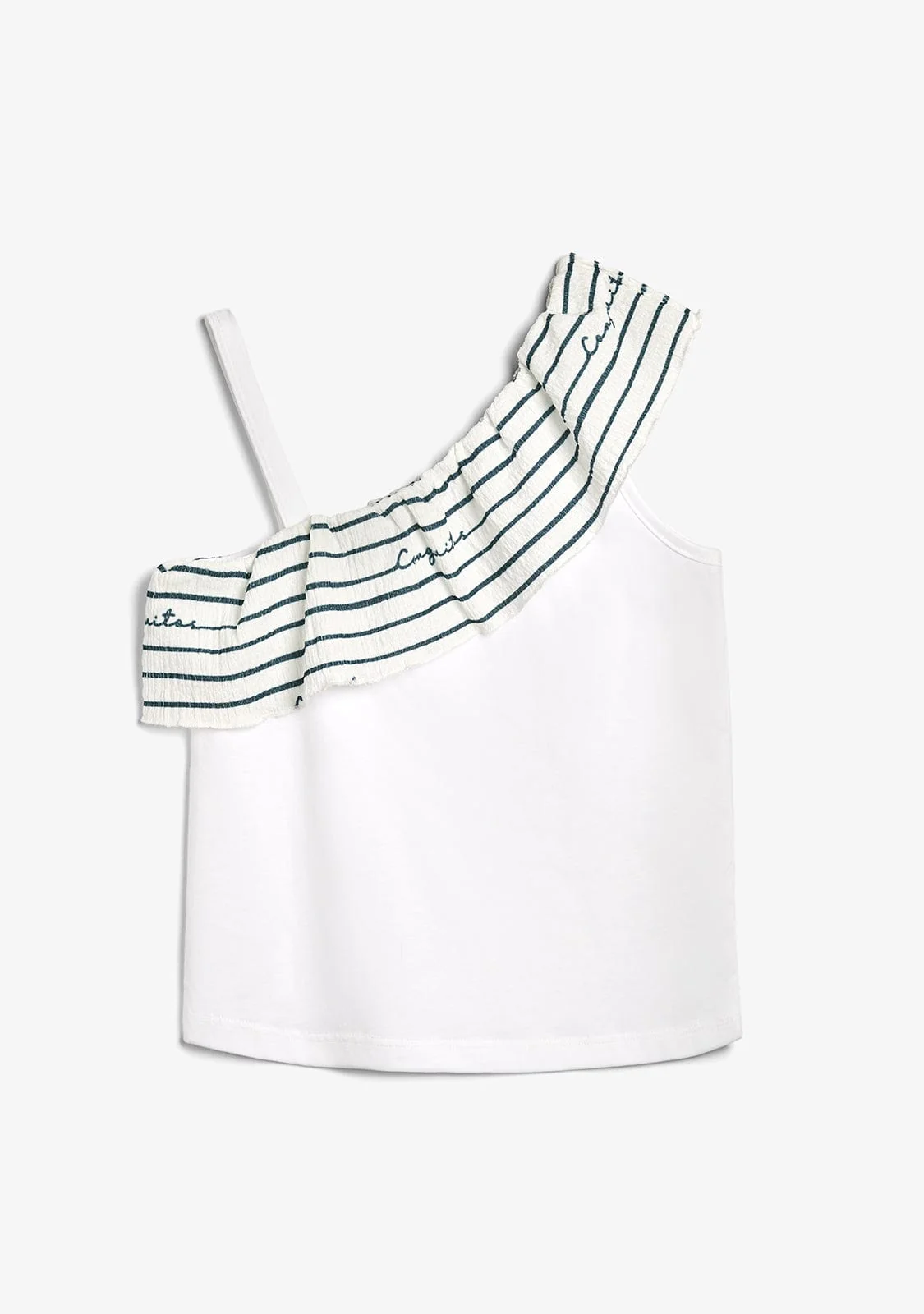 Blue Shoulder T-Shirt - Image 2