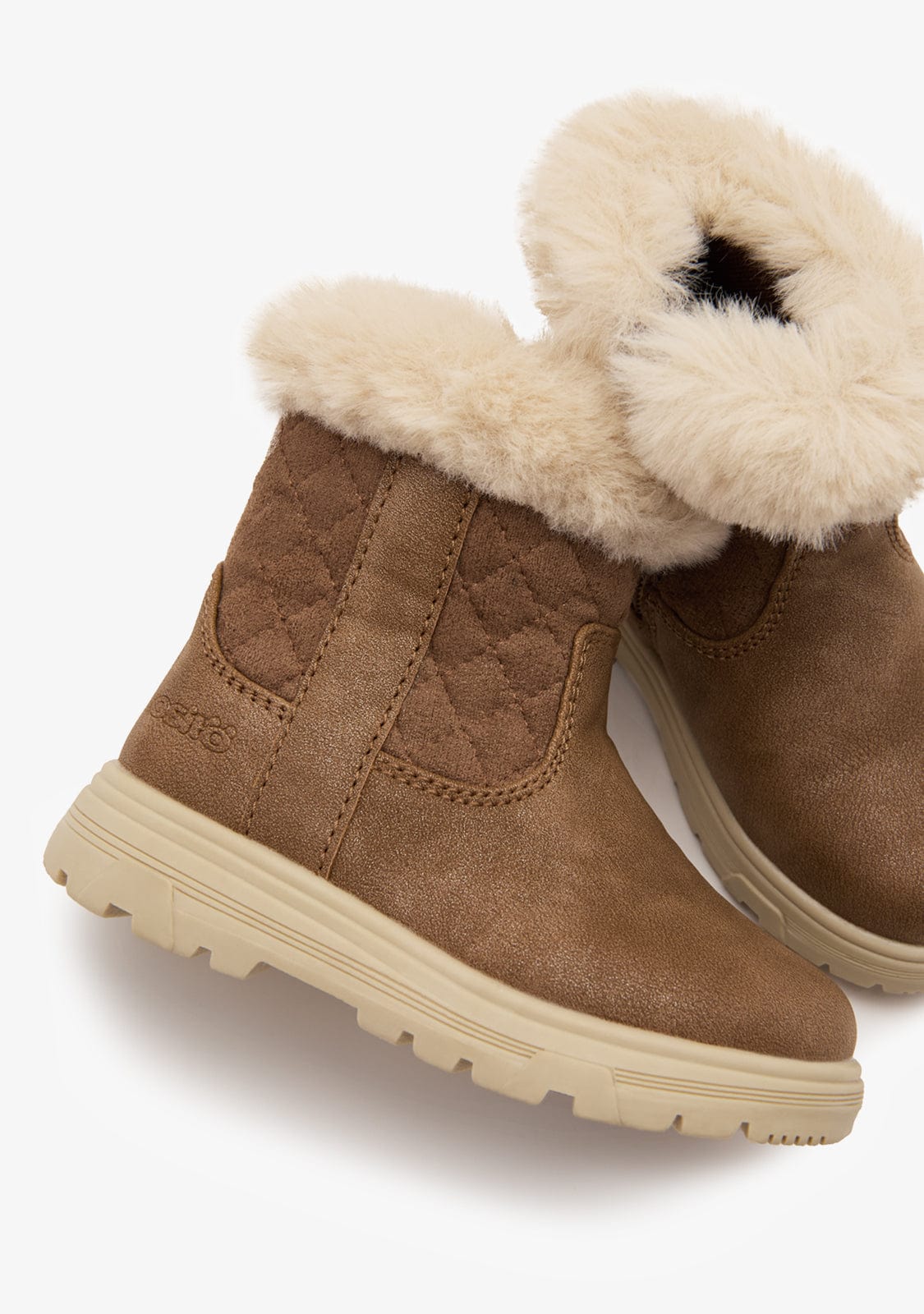 Tan Fur Boots - Image 3