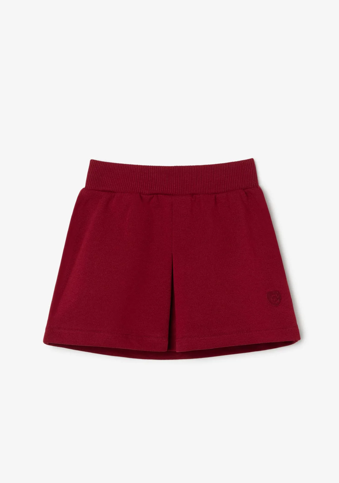 Burgundy Plush Skirt - Image 2