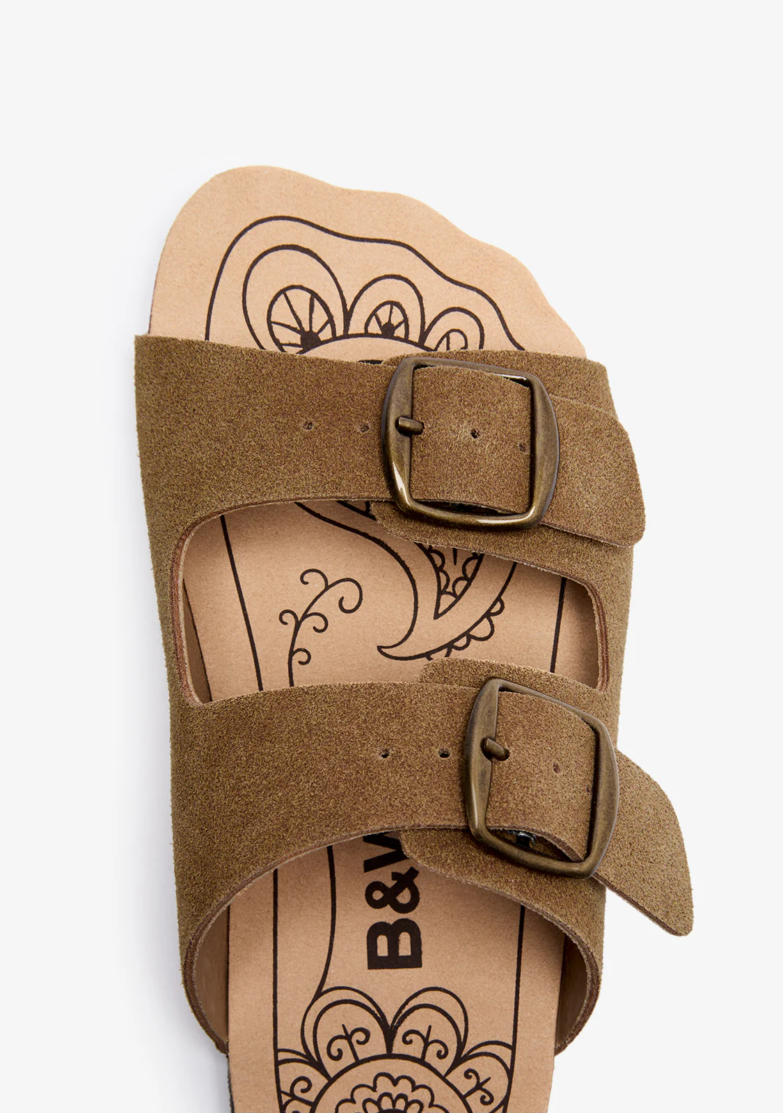 Camel Buckles Barefoot Goflex Sandals - Image 4