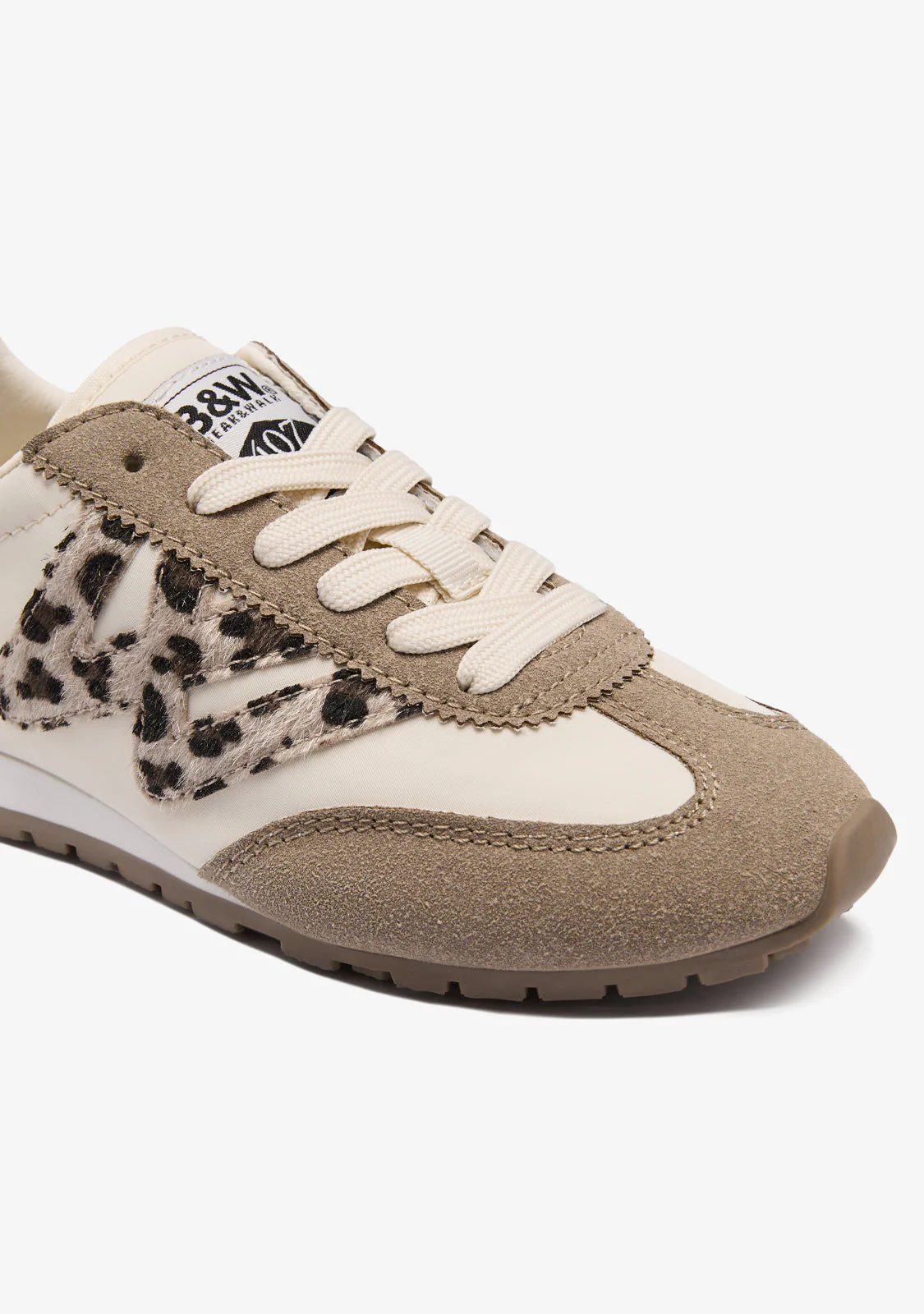 Beige Leopard Sneakers - Image 3