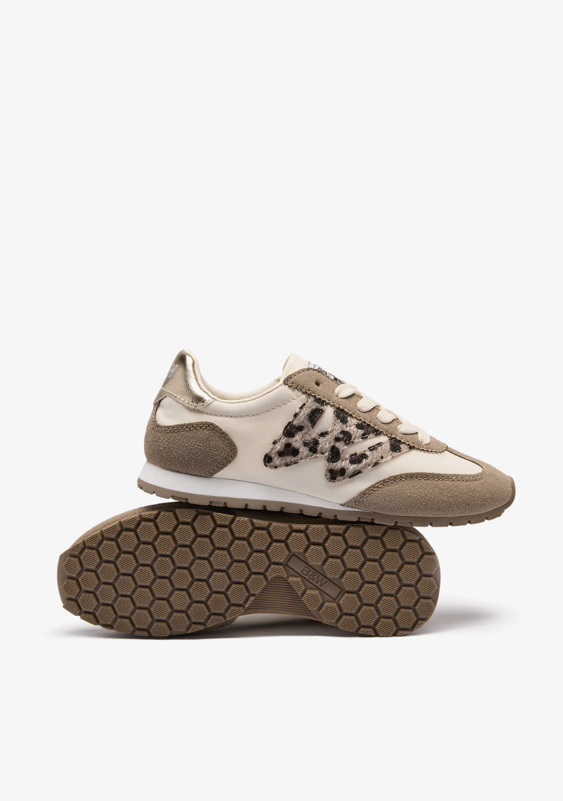 Beige Leopard Sneakers - Image 4