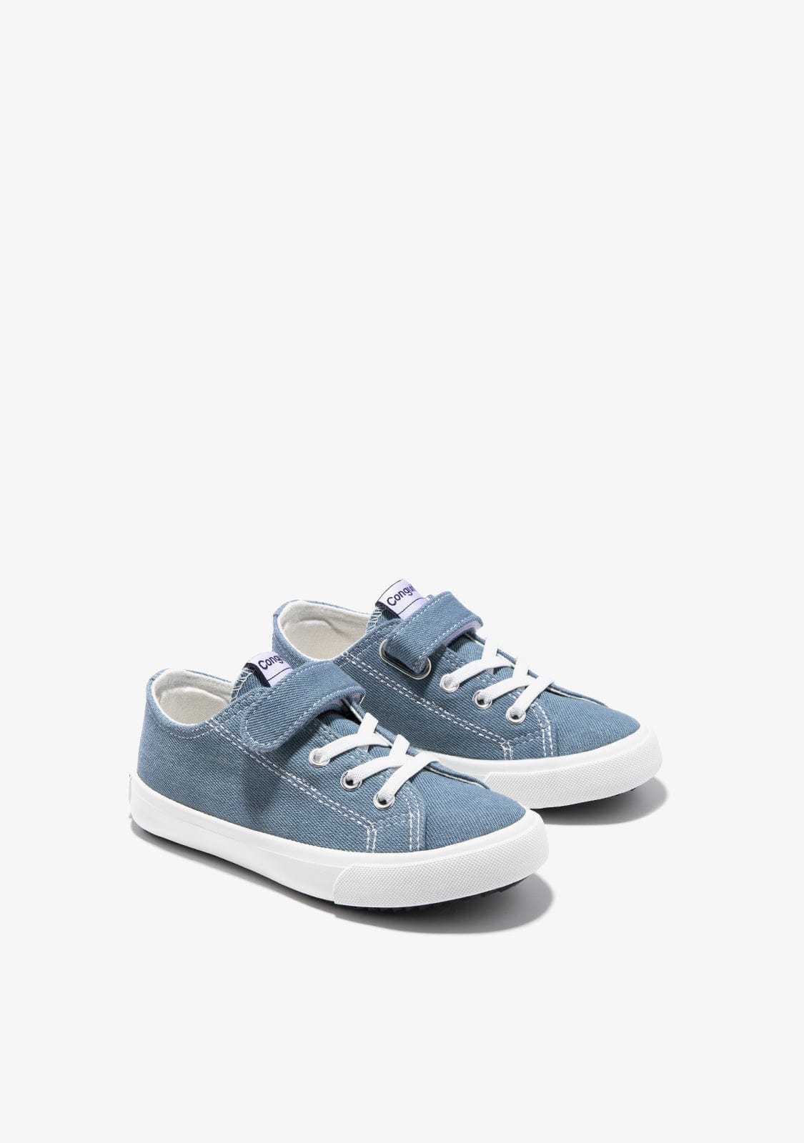 Denim Elastic Laces Sneakers - Image 3