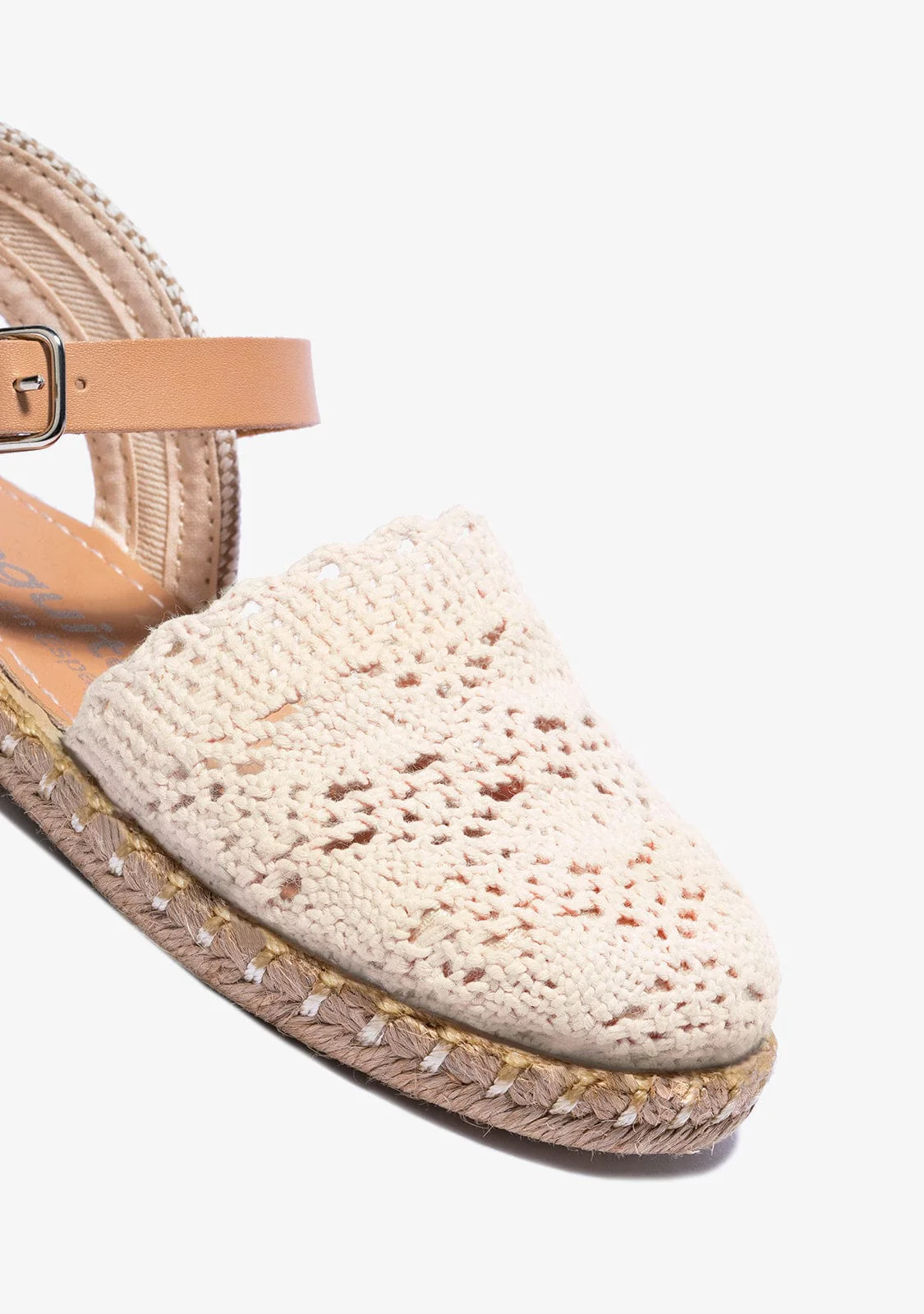 Beige Macrame Espadrilles - Image 4