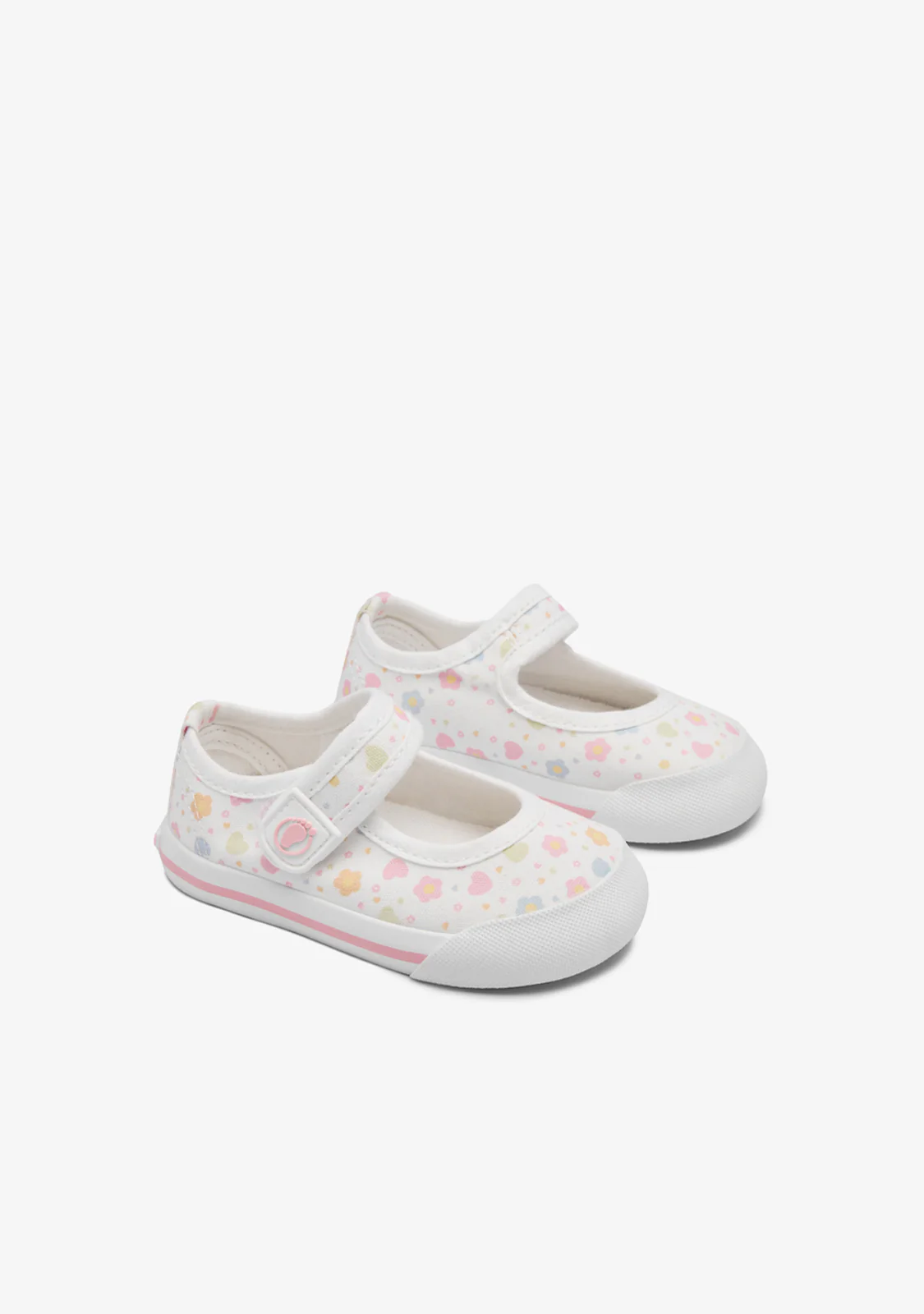 Flowers Canvas Barefoot Mary Janes - Image 2