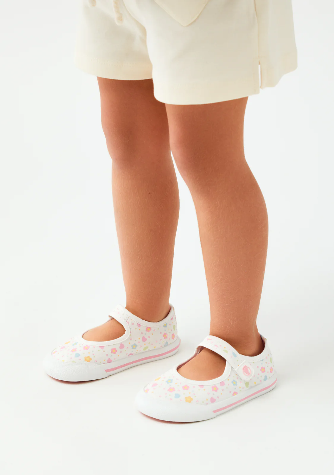 Flowers Canvas Barefoot Mary Janes - Image 5