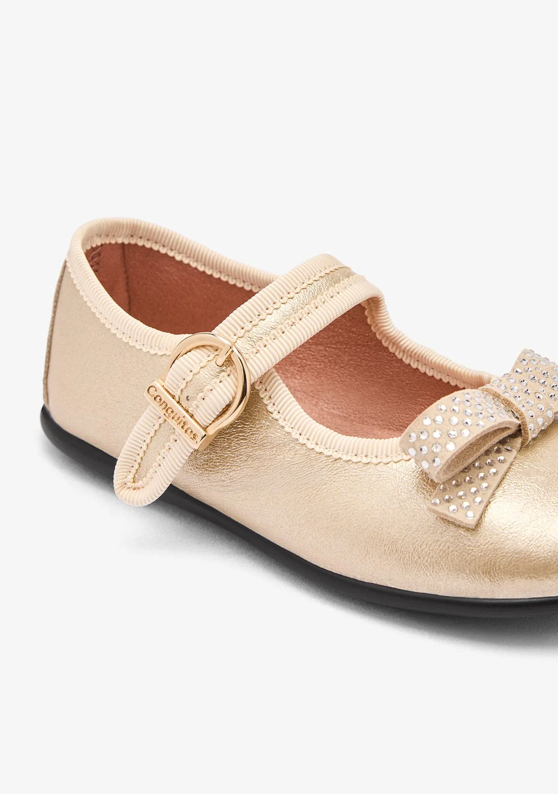 Gold Bow Mary Janes - Image 4