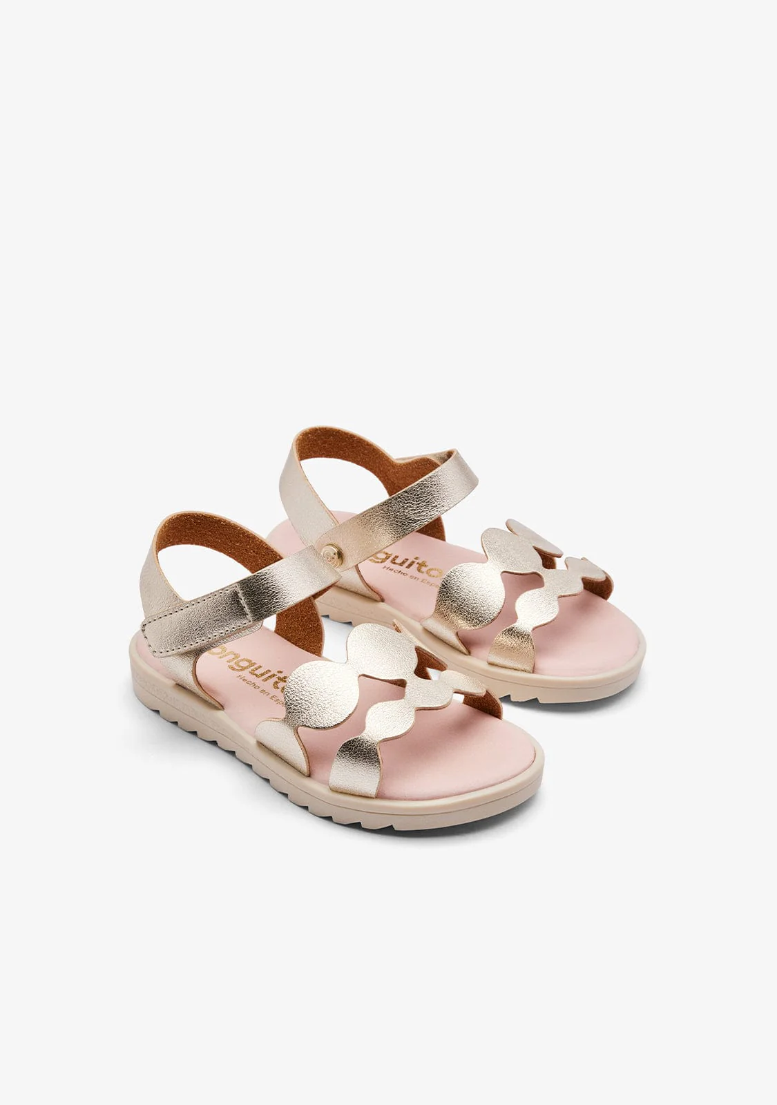 Gold Circles Malinche Sandals - Image 2