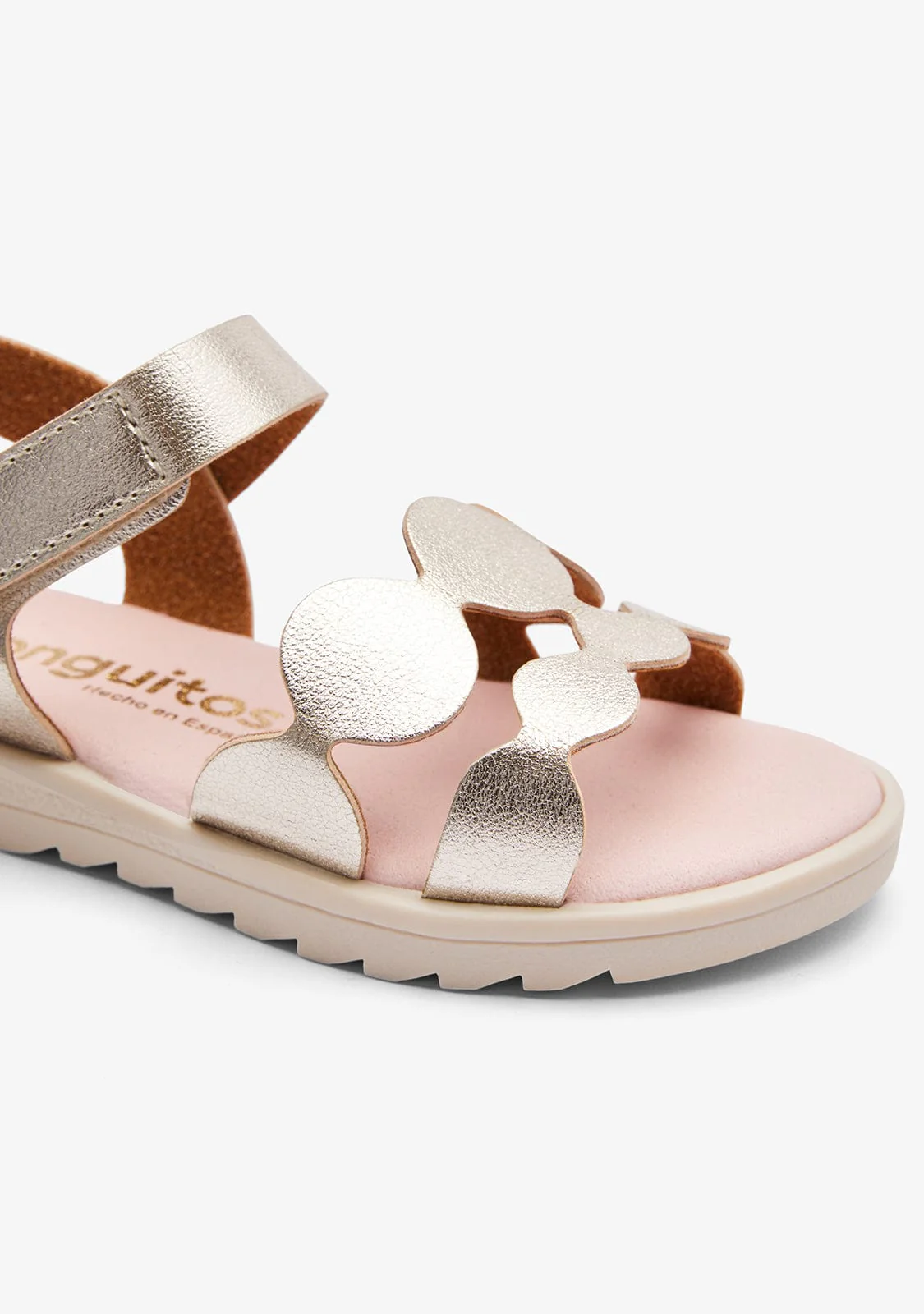 Gold Circles Malinche Sandals - Image 3