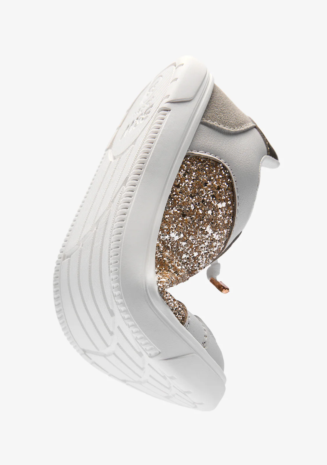 Gold Glitter Barefoot Goflex Sneakers B&W - Image 3