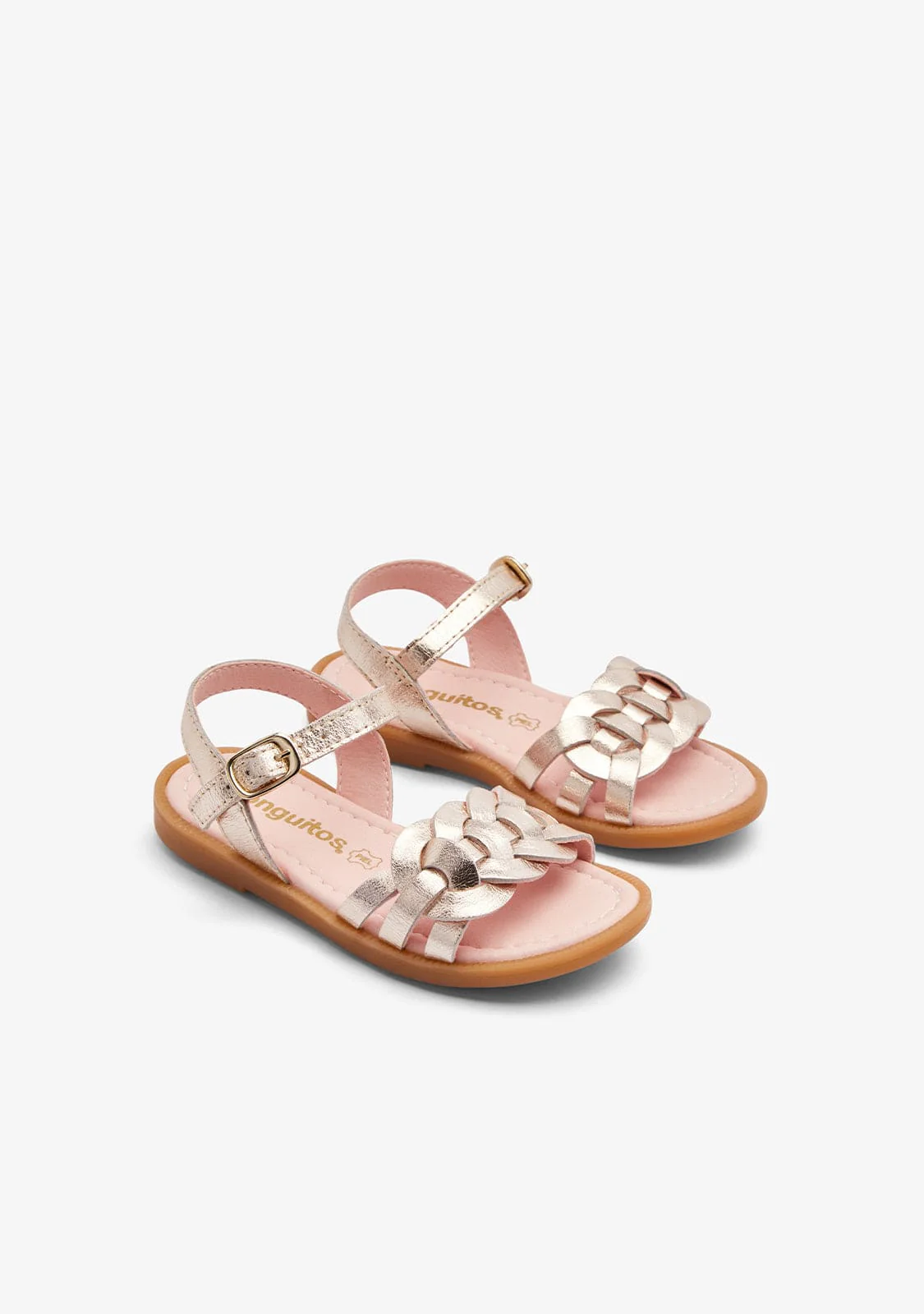 Gold Knot Buckle Sandals - Image 2