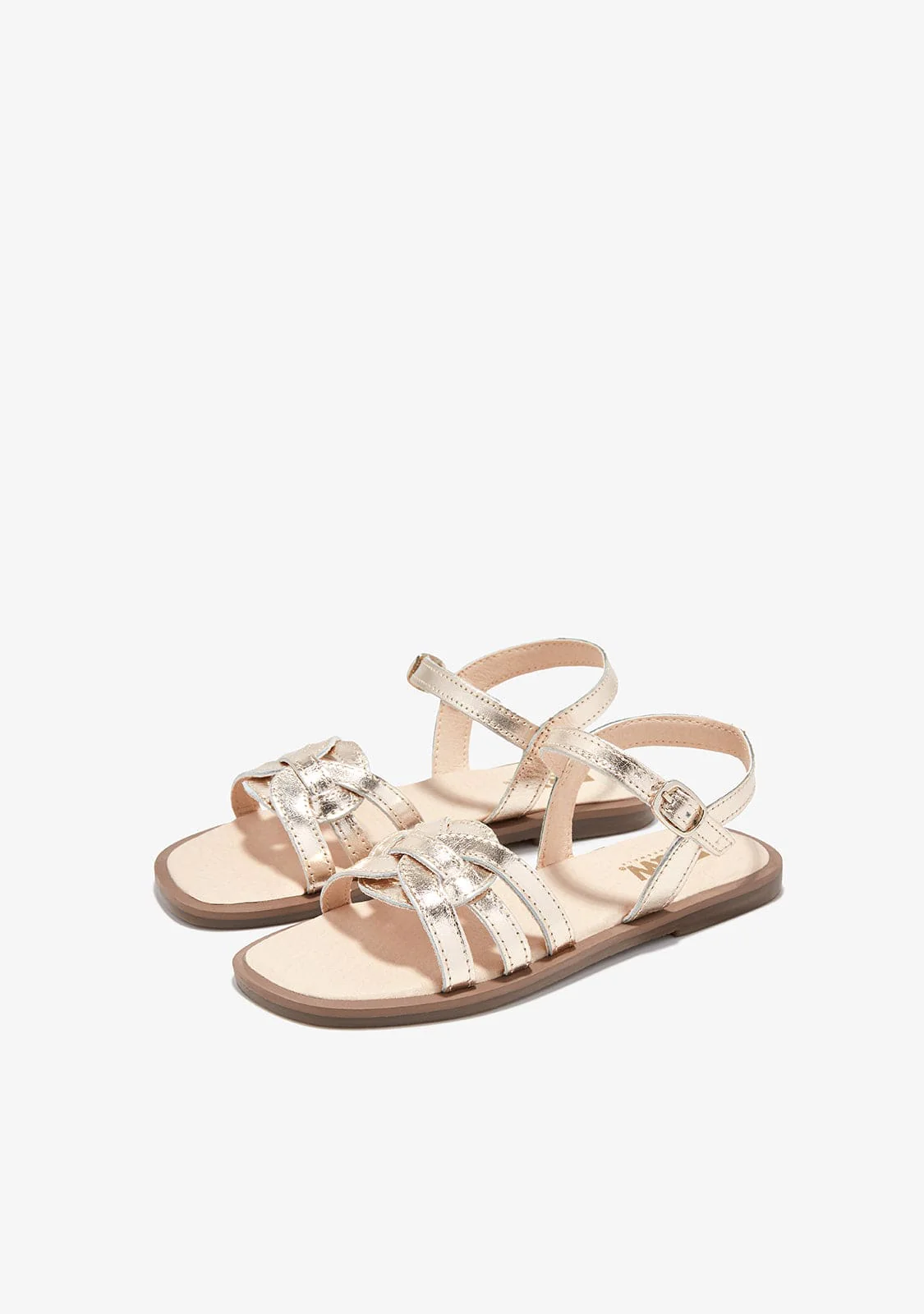Gold Knot Sandals B&W - Image 2