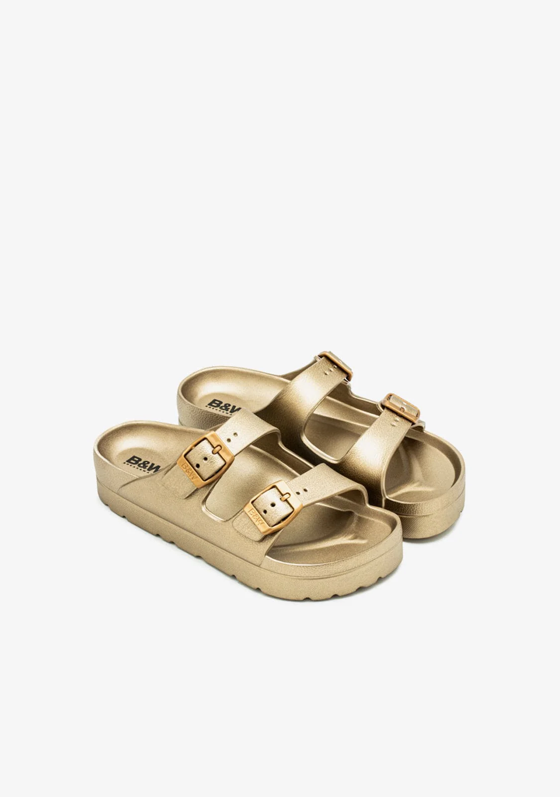 Gold Soft Bio Sandals - Image 2