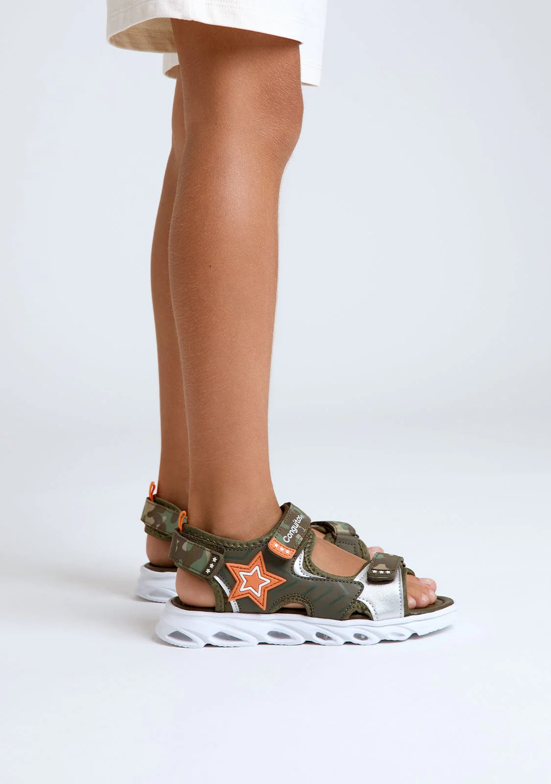 Green With Lights Sport Sandals - Image 6