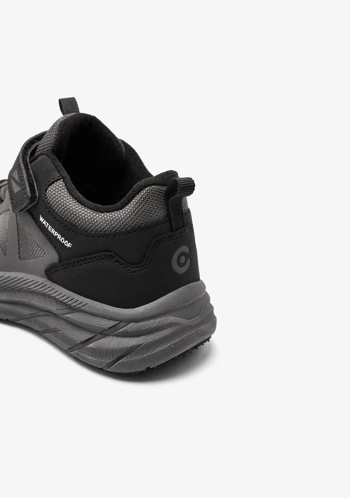 Grey Waterproof High Strap Sneakers - Image 5