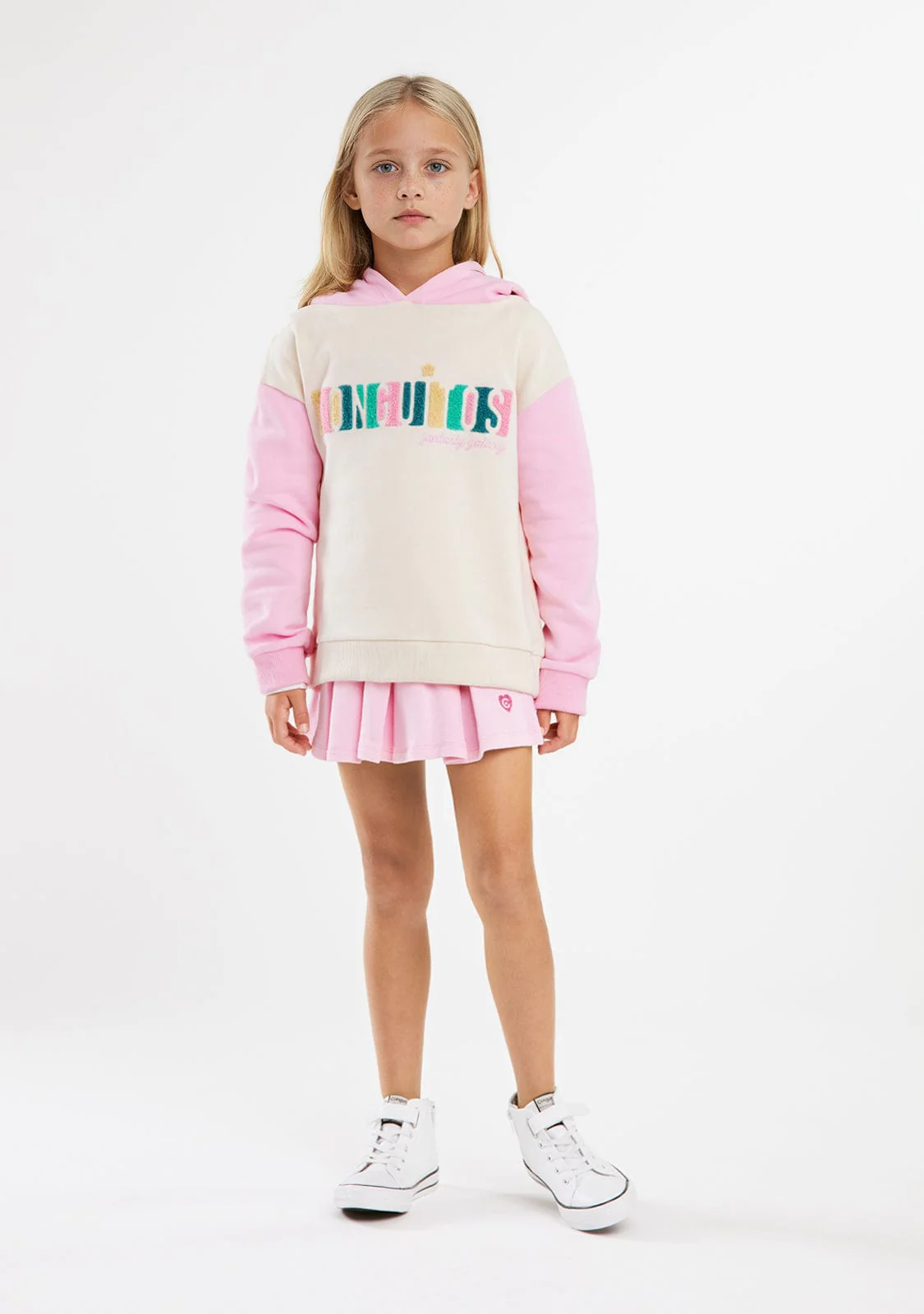 Multicolour Plush Embroidery Hoddie - Image 6