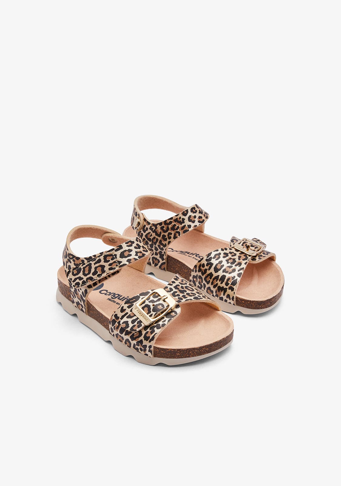 Leopard Buckle Bio Sandals - Image 2
