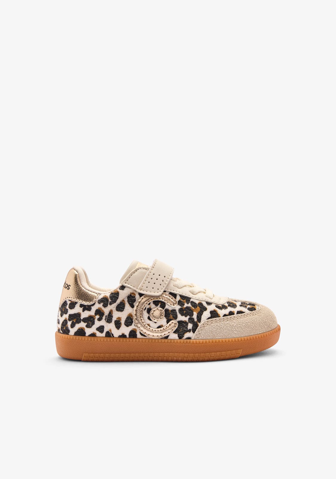 Leopard Logo Casual Sneakers