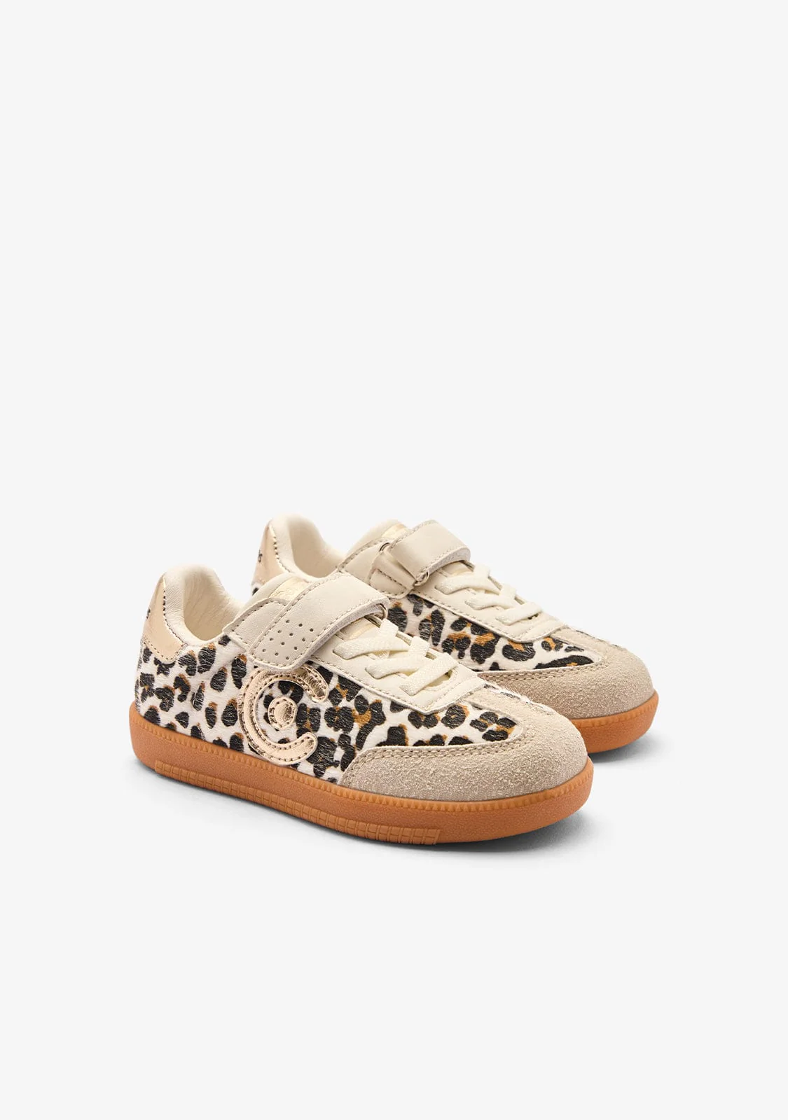 Leopard Logo Casual Sneakers - Image 2