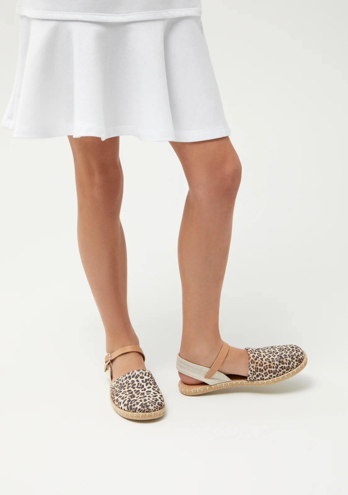 Leopard Print Buckle Espadrilles - Image 3
