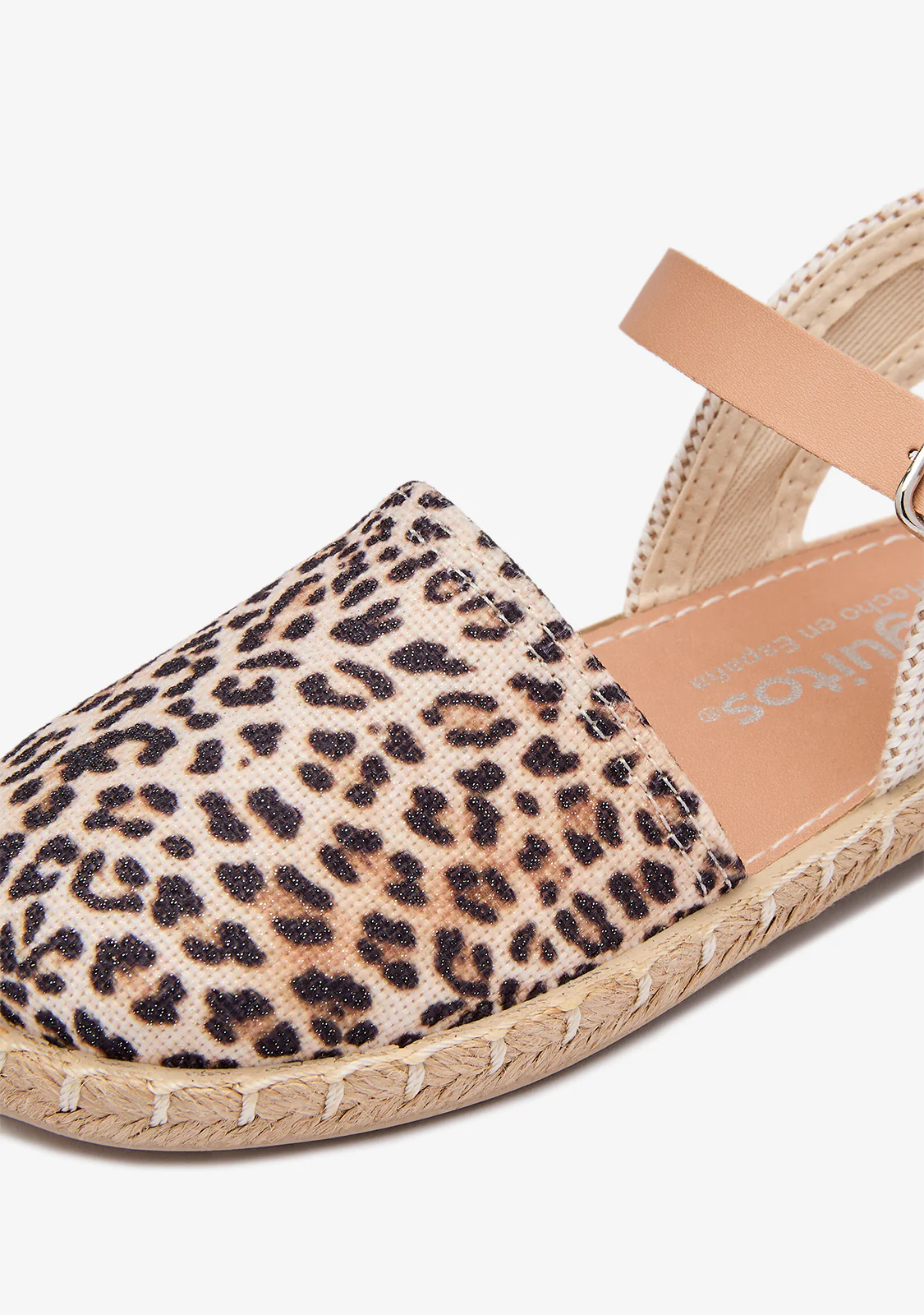 Leopard Print Buckle Espadrilles - Image 5